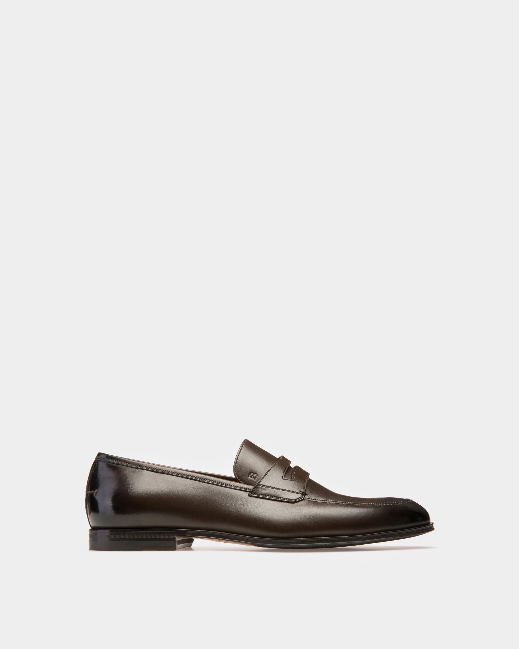 Webb Mocasines De Piel Color Café - Hombre - Bally - 01
