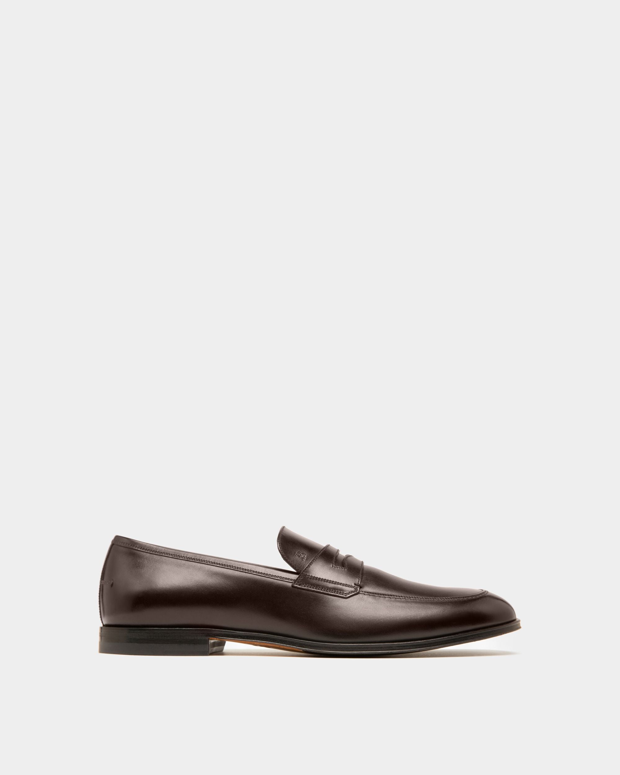 Webb Mocasines En Piel De Color Marrón - Hombre - Bally - 01