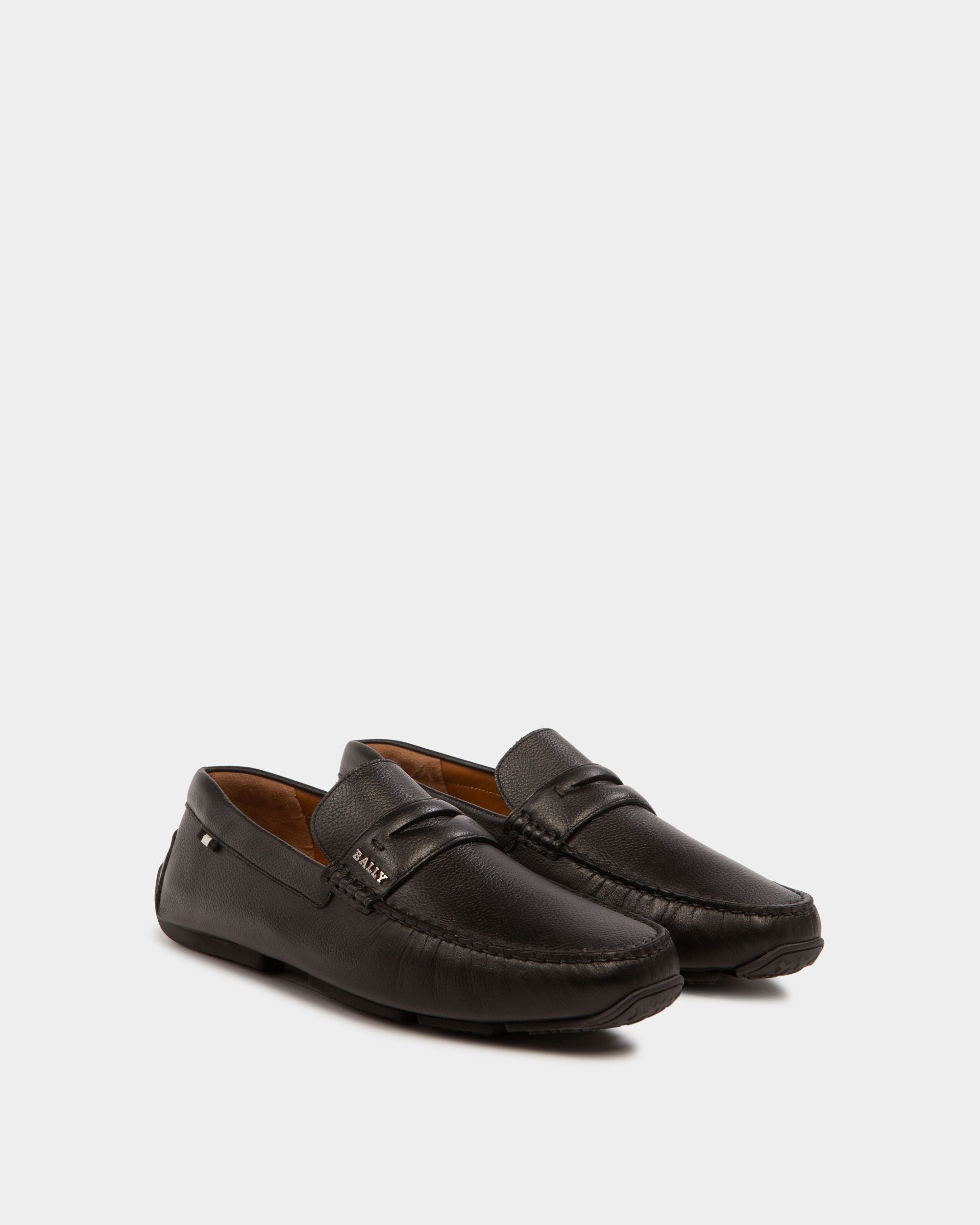 Pavel Drivers En Cuir Noir - Homme - Bally - 03