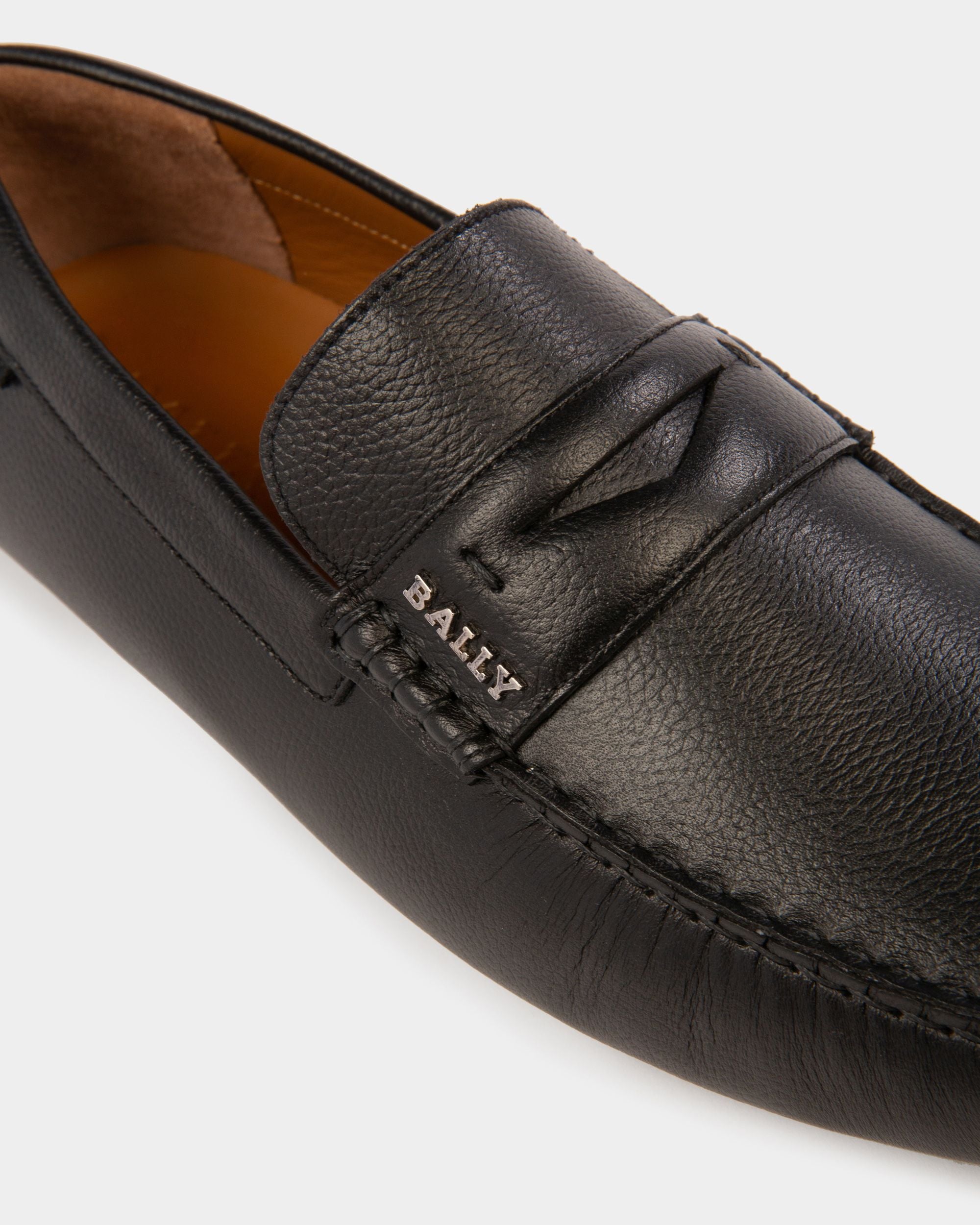 Pavel Drivers En Cuir Noir - Homme - Bally - 04