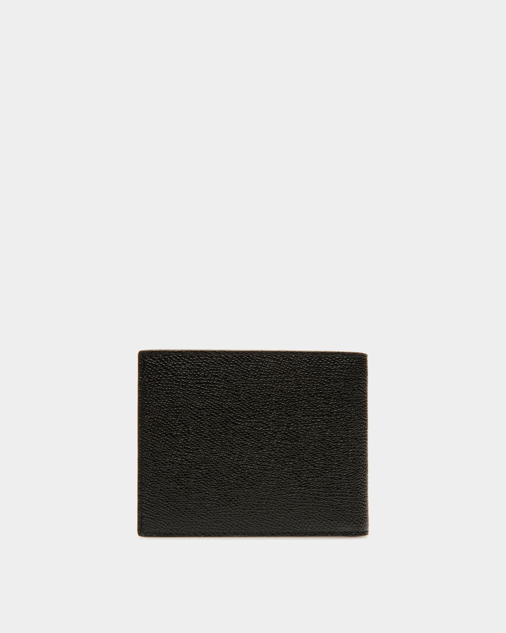 Portefeuille Lettering en cuir noir - Homme - Bally - 02