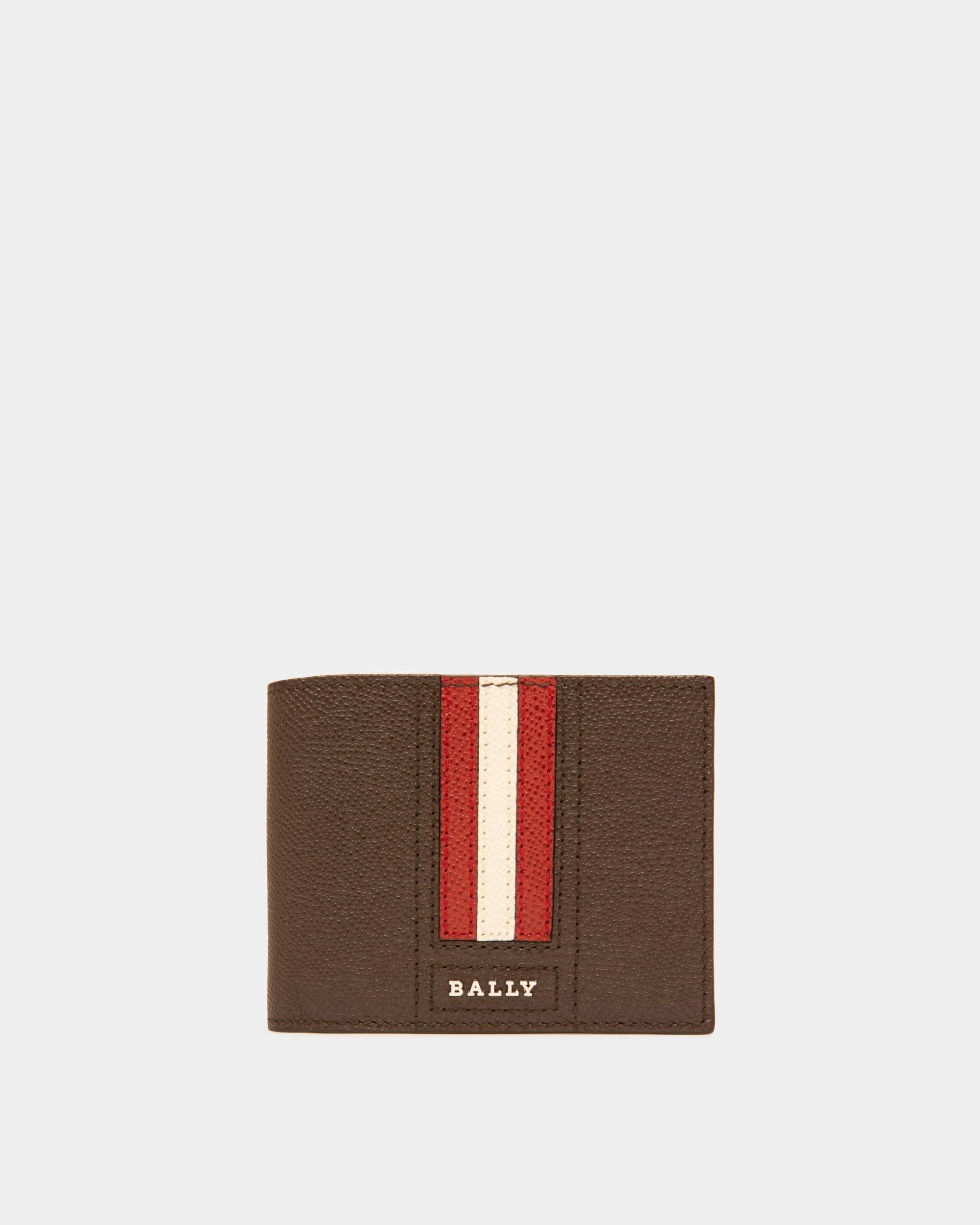 Tevye Leather Wallet In Brown - Homme - Bally - 01