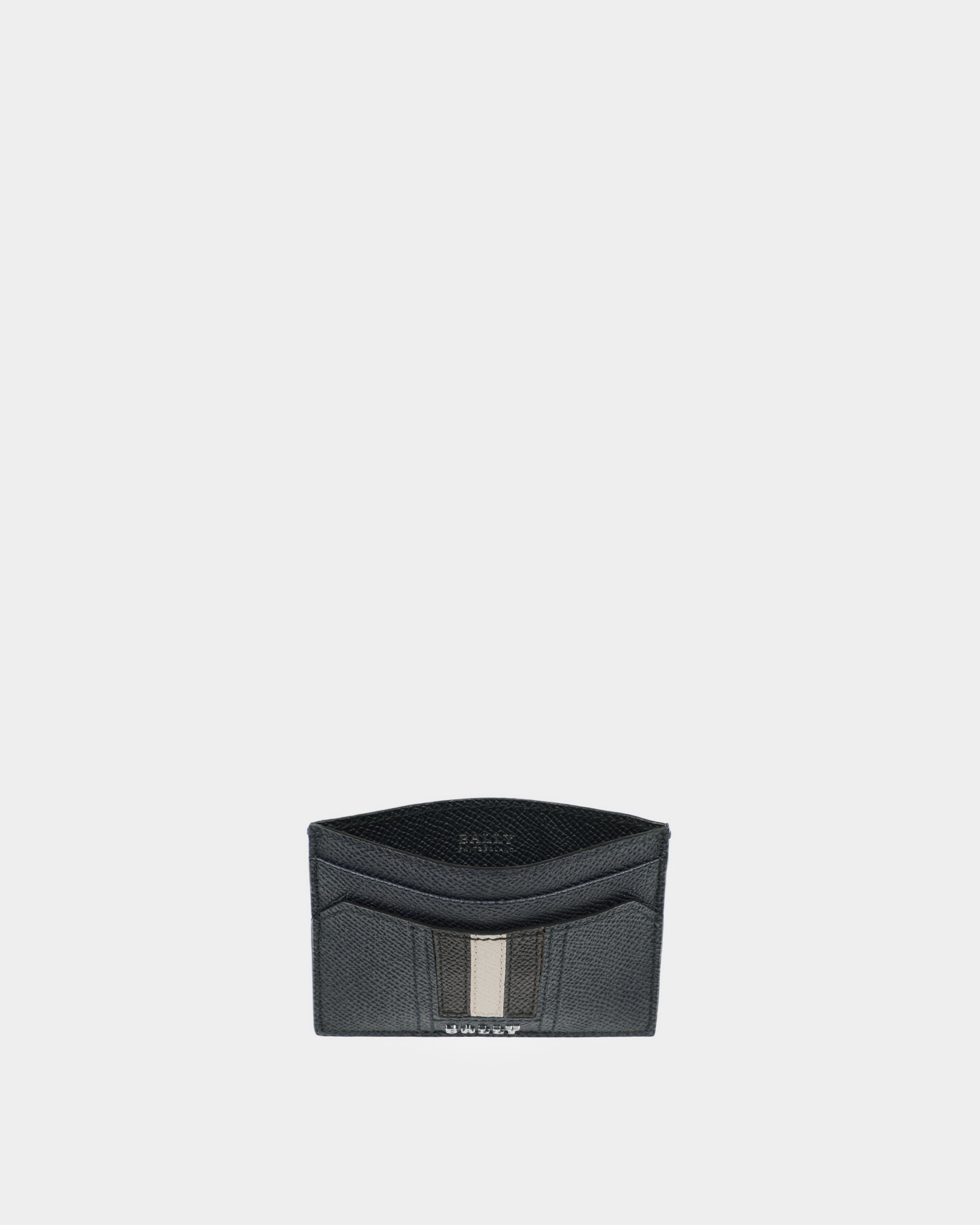 Thar Porte-Cartes En Cuir Bleu - Homme - Bally - 03