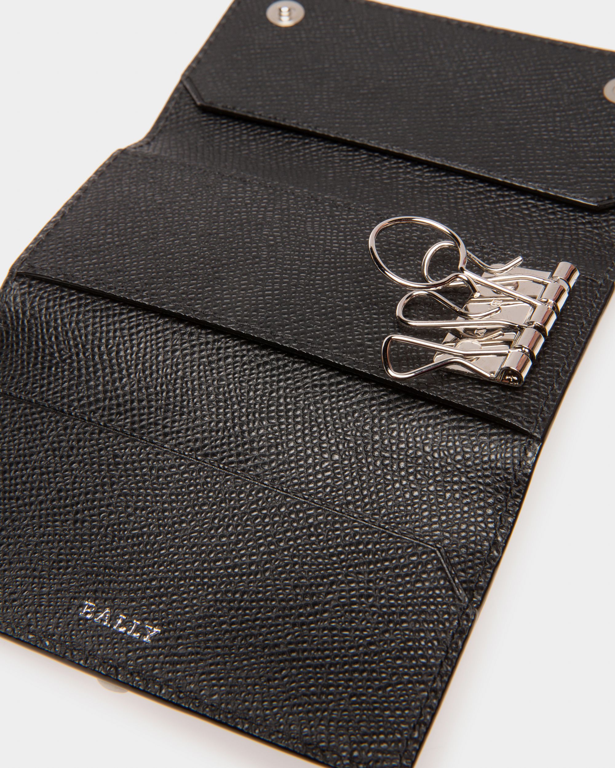 Taltos Porte-Clés En Cuir Noir - Homme - Bally - 04