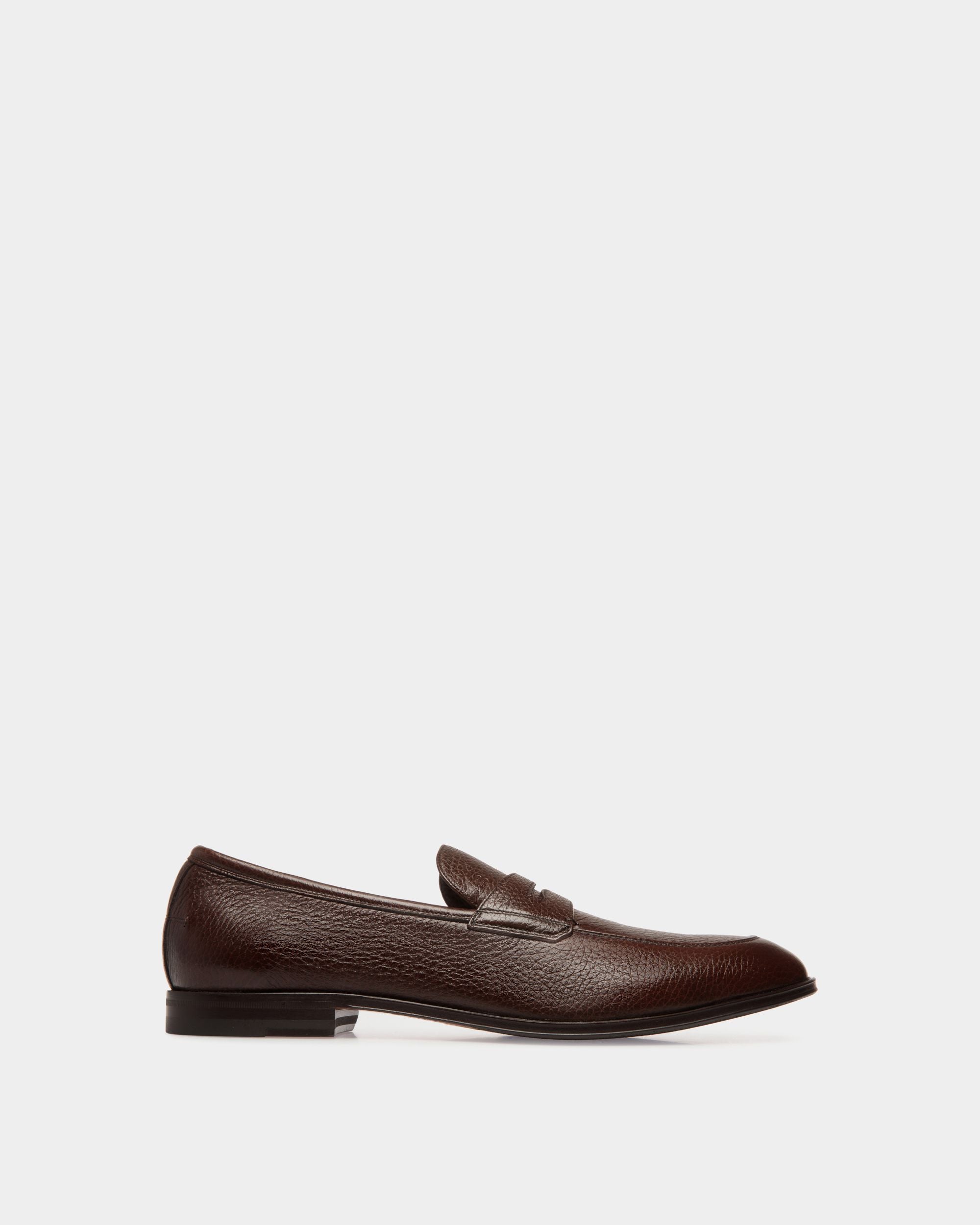Webb Mocasines En Piel De Color Marrón - Hombre - Bally - 01