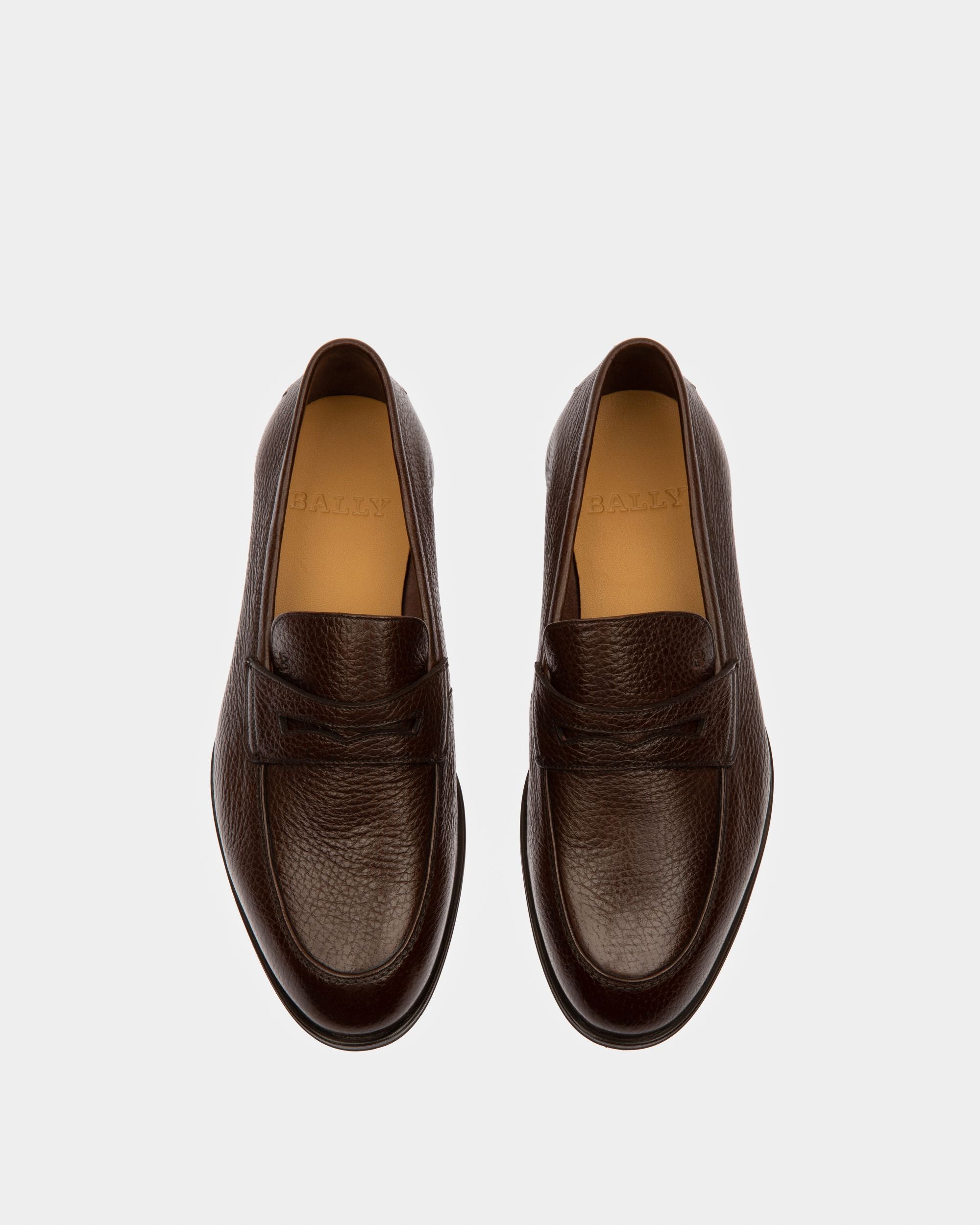 Webb Mocasines En Piel De Color Marrón - Hombre - Bally - 02