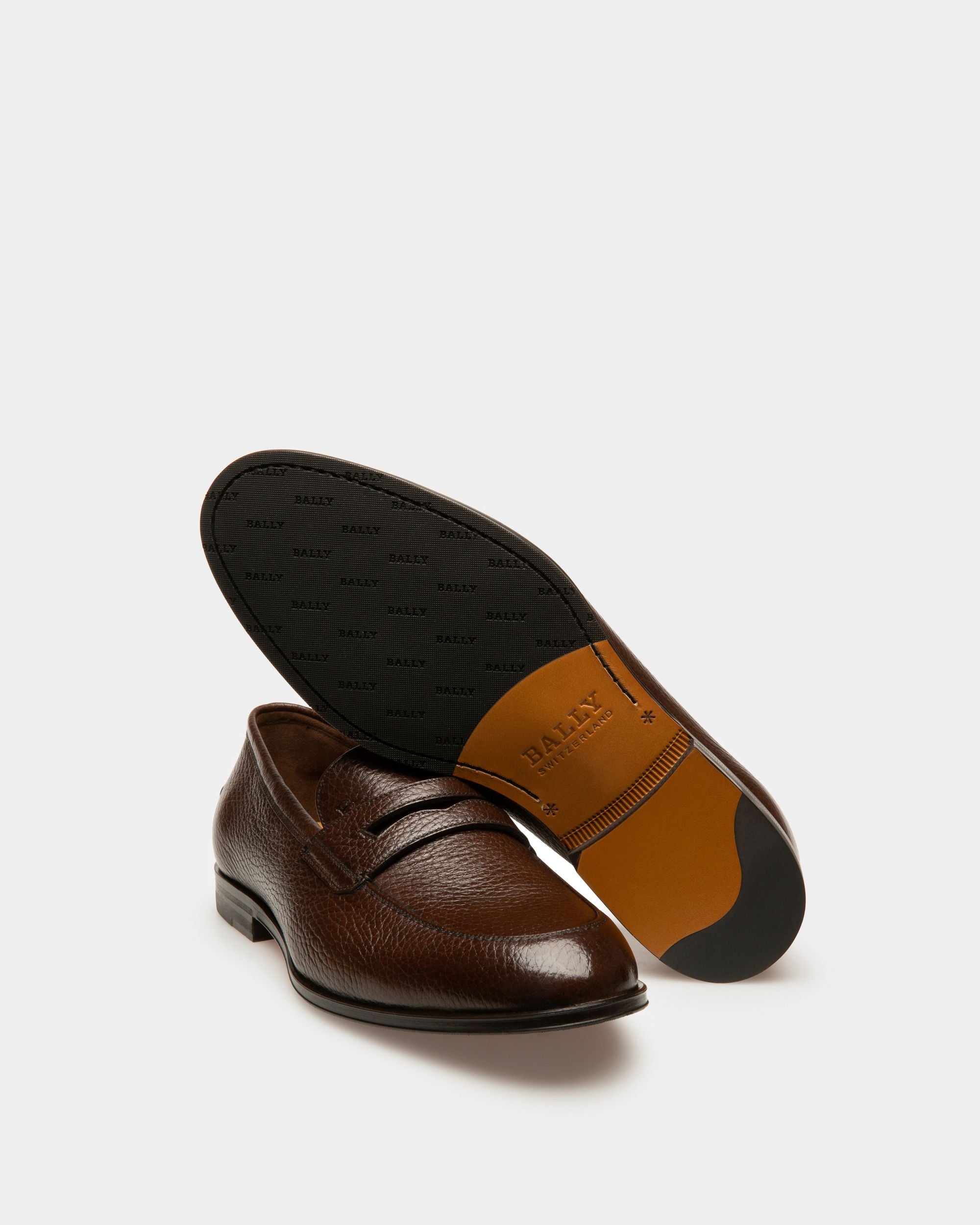 Webb Mocasines En Piel De Color Marrón - Hombre - Bally - 05