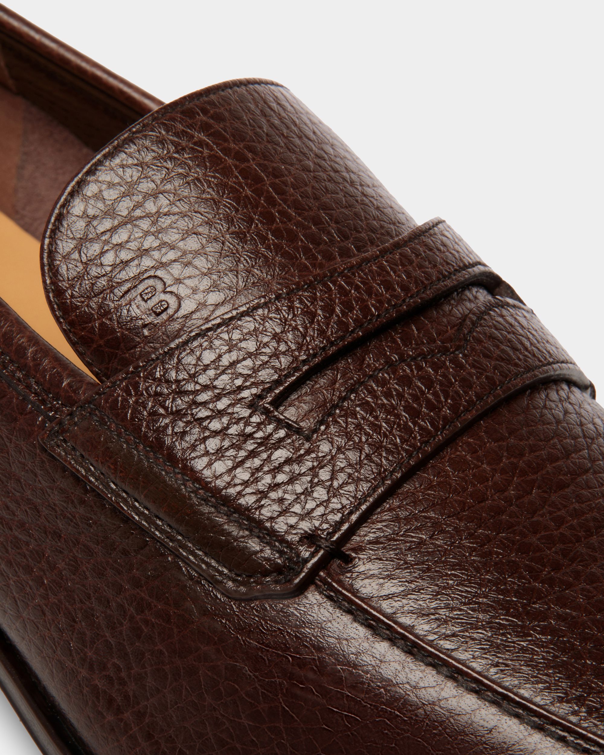 Webb Mocasines En Piel De Color Marrón - Hombre - Bally - 06