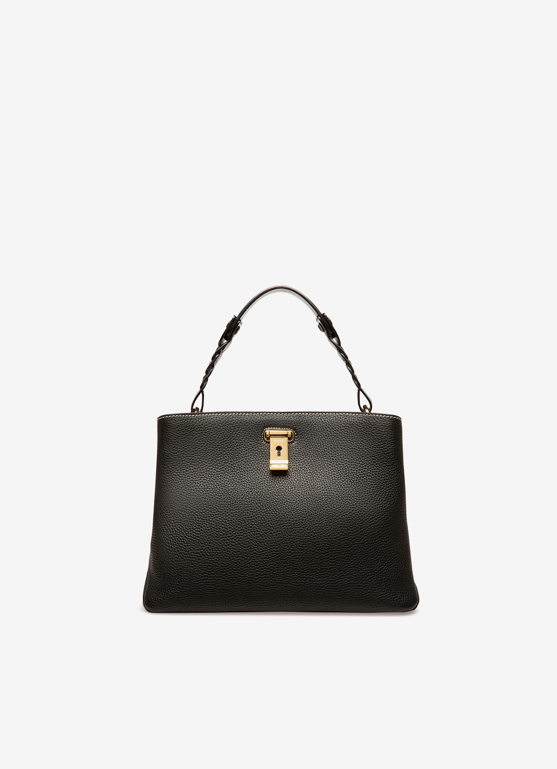 Lucyle Sac Porté Épaule En Cuir Noir - Femme - Bally - 01