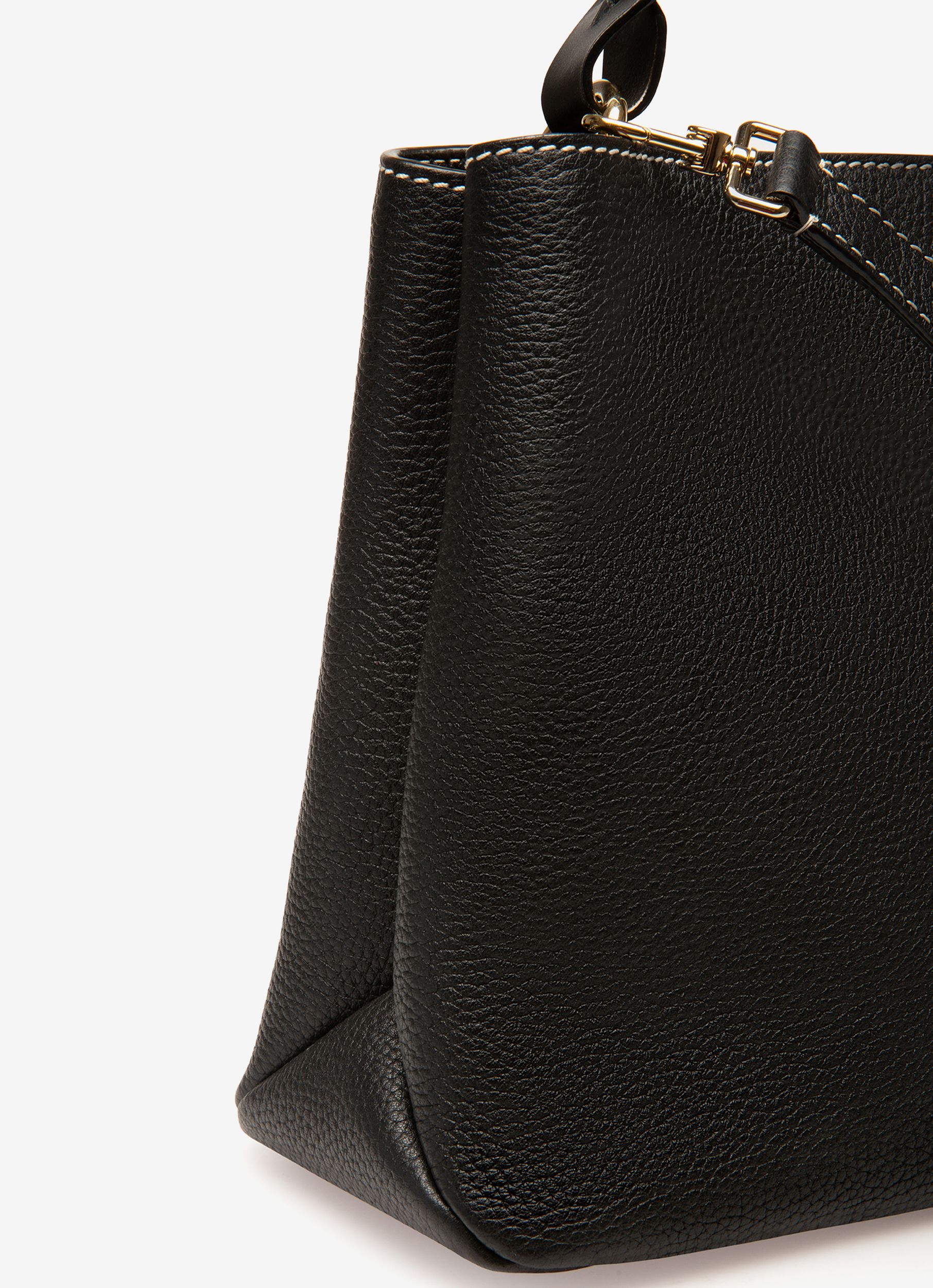Lucyle Sac Porté Épaule En Cuir Noir - Femme - Bally - 05