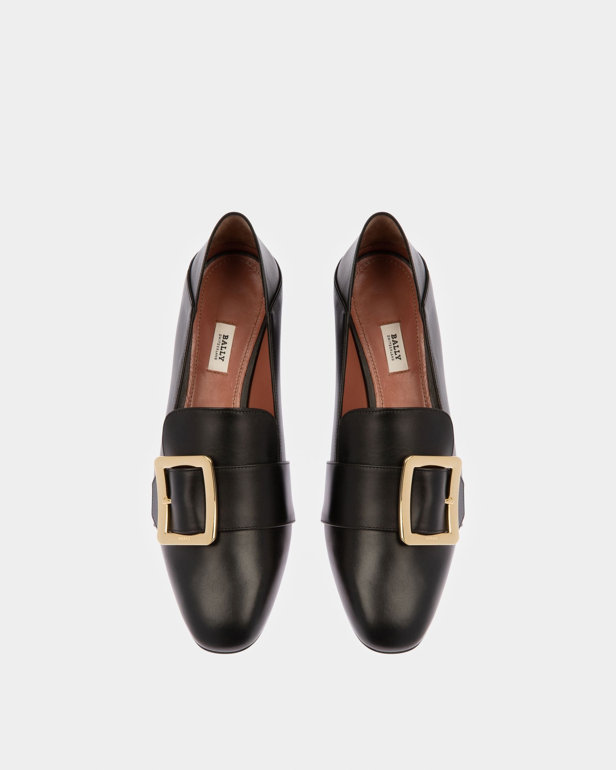 Janelle Women's Calf Leather Pump With 40Mm Heel In Black - Femme - Bally - 02