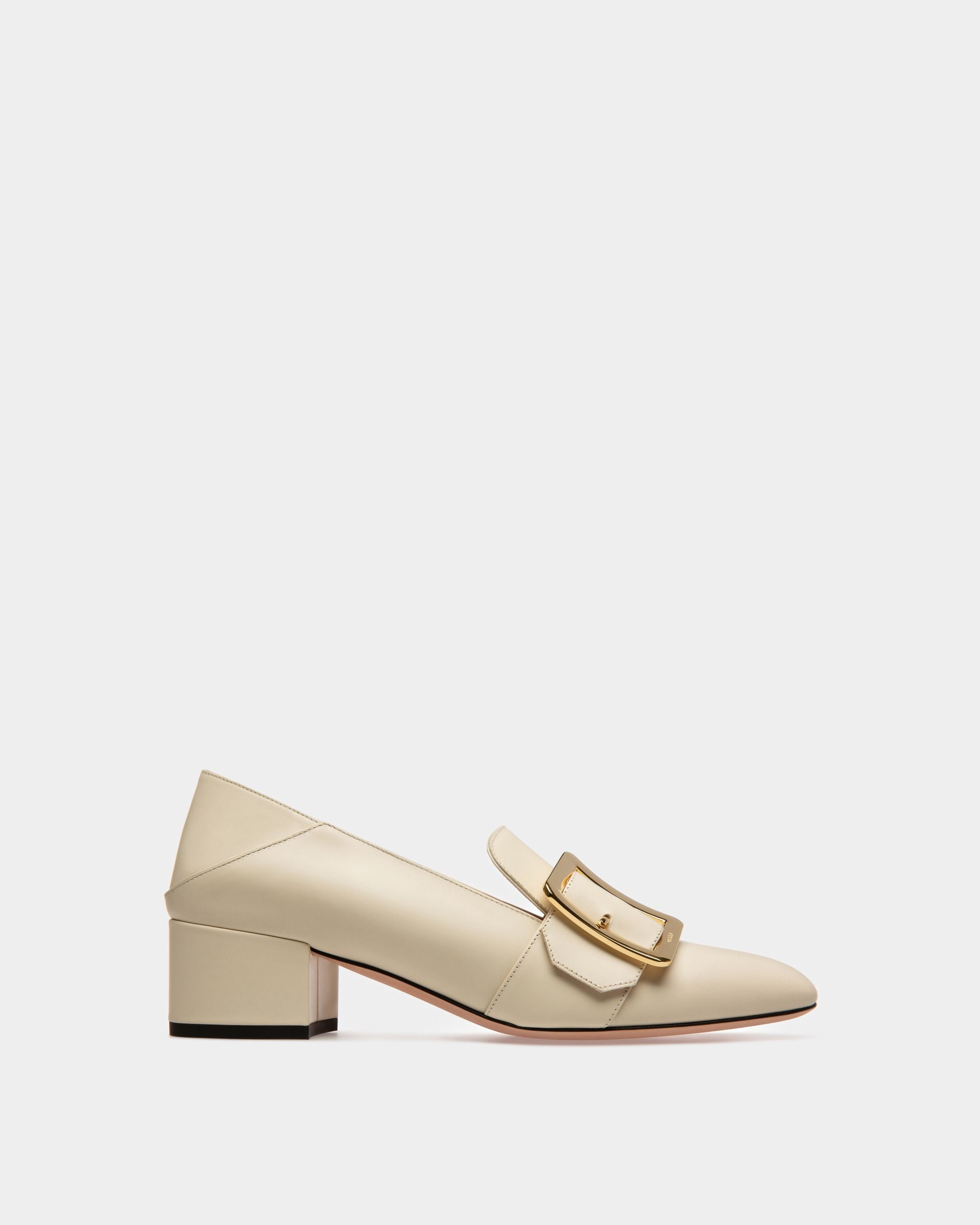 Janelle Pumps Aus Elfenbeinfarbenem Leder - Damen - Bally - 01