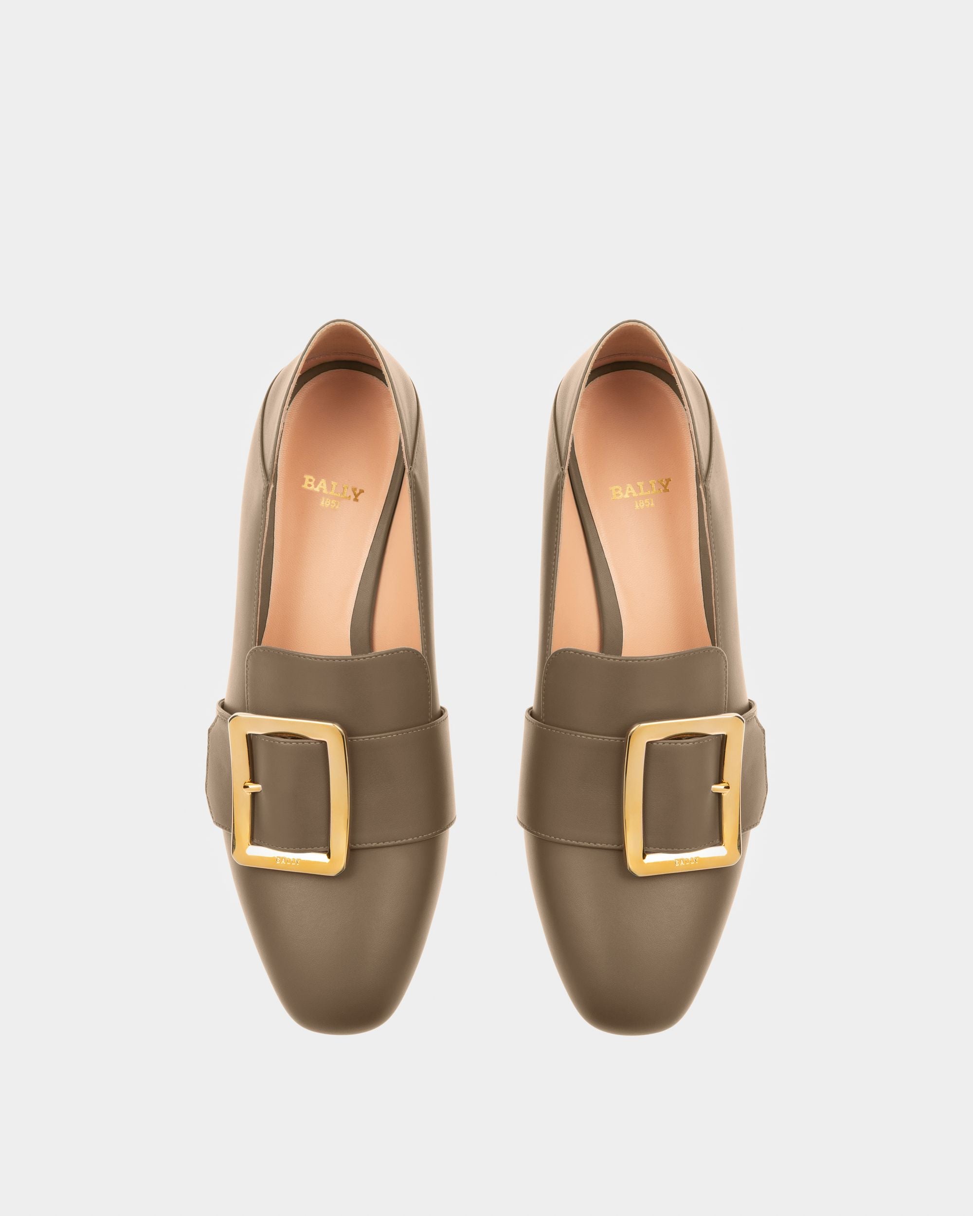 Janelle Pumps Aus Taupefarbenem Leder - Damen - Bally - 02