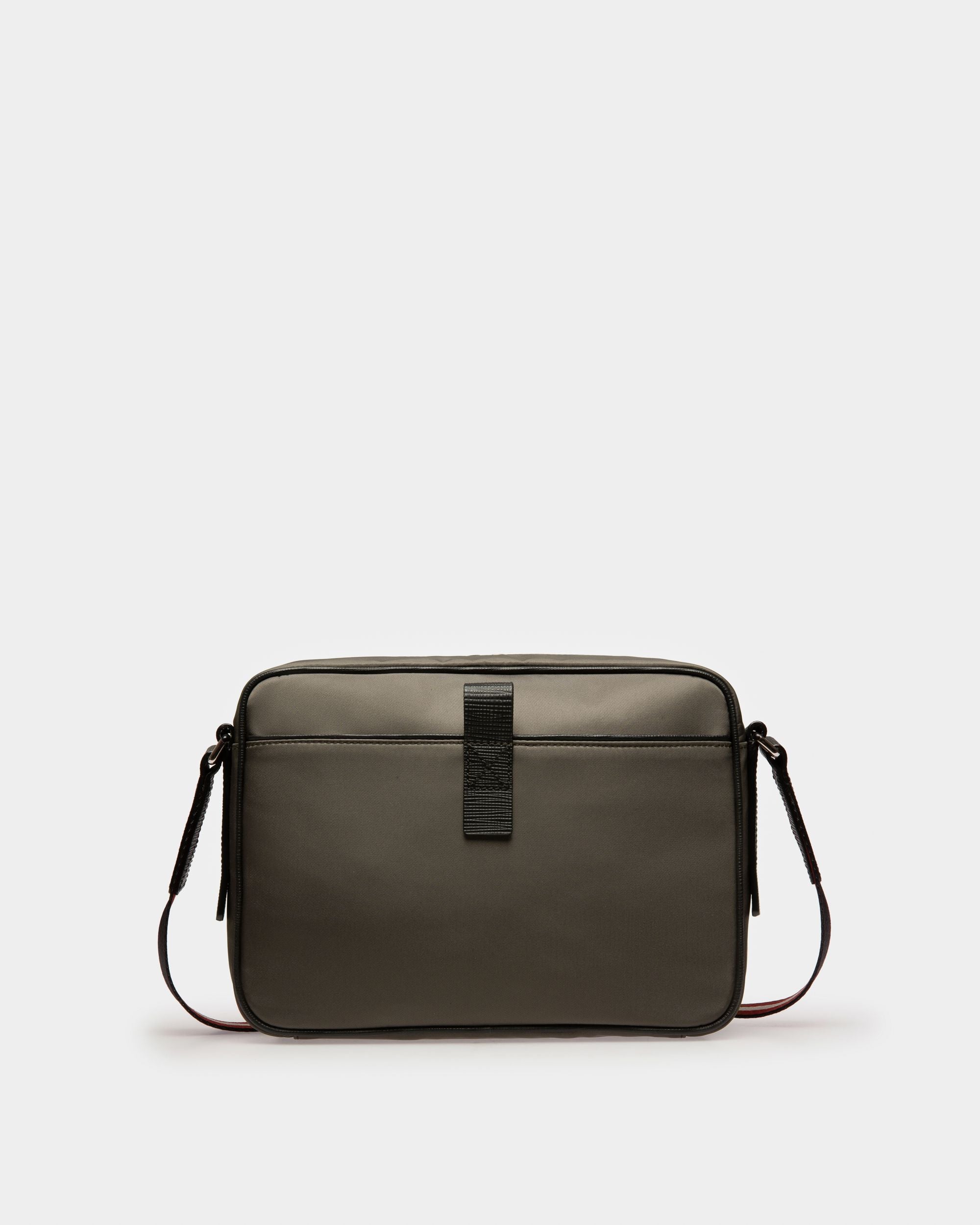 Fiji Sac Reporter En Nylon Recyclé Vert Militaire - Homme - Bally - 03