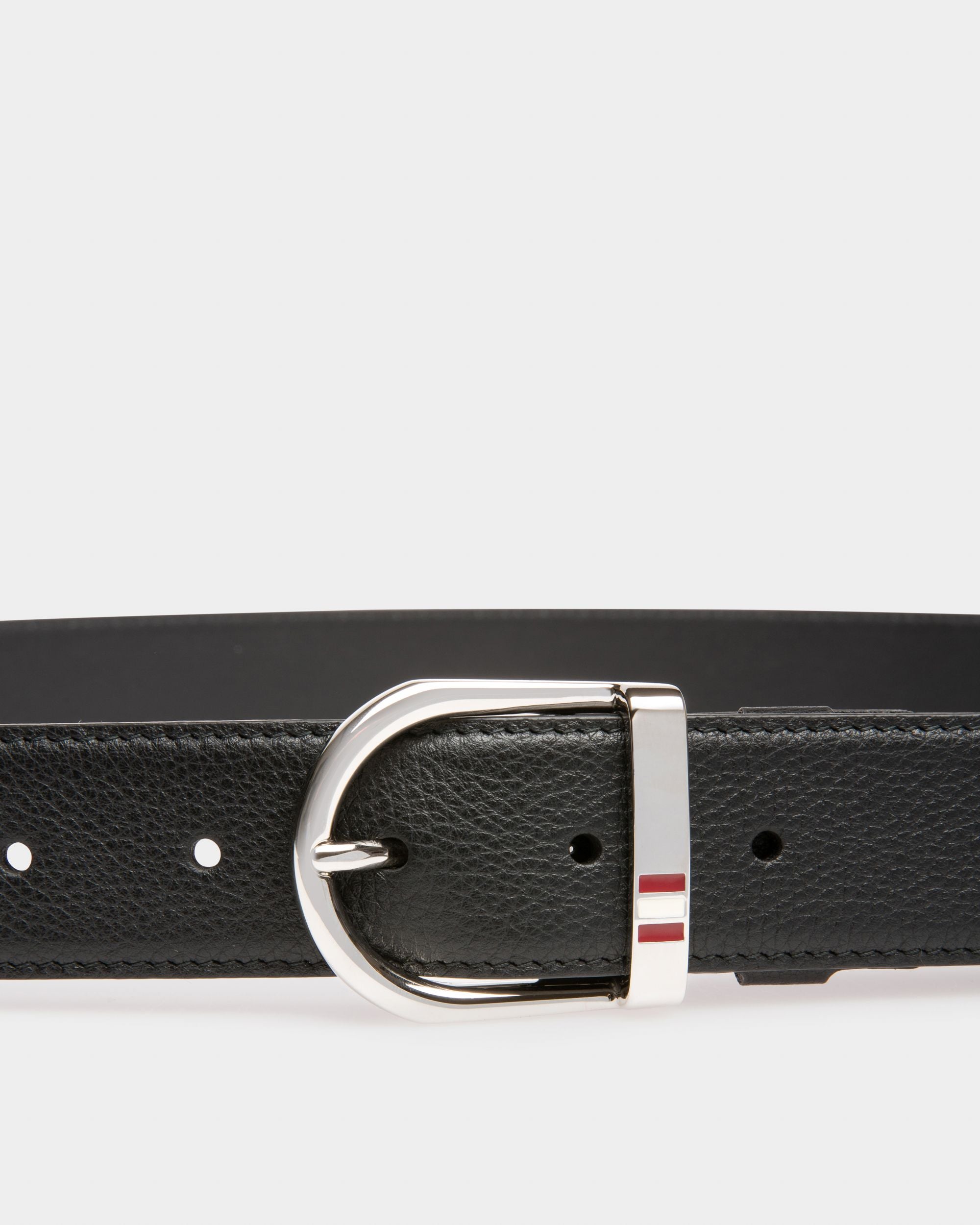 Darkon Ceinture 35 Mm En Cuir Noir - Homme - Bally - 03