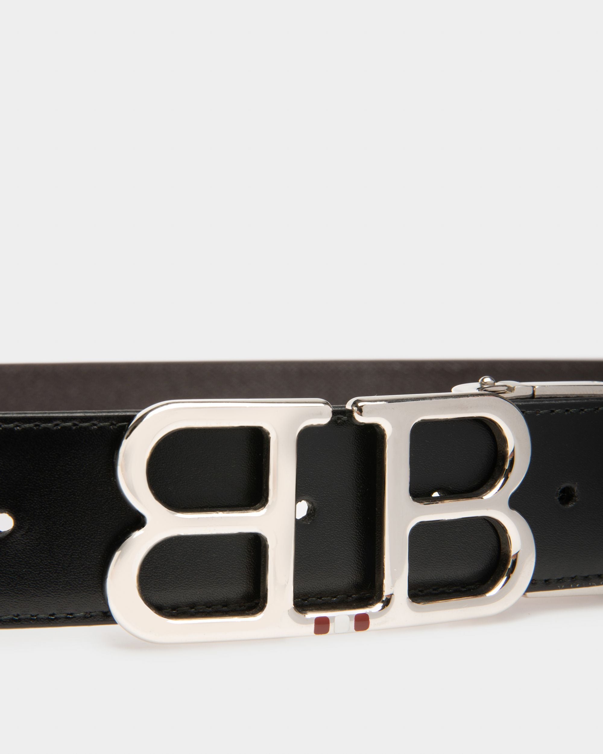 Britt 35 Mm Breiter Gürtel Aus Schwarzem Leder - Herren - Bally - 03