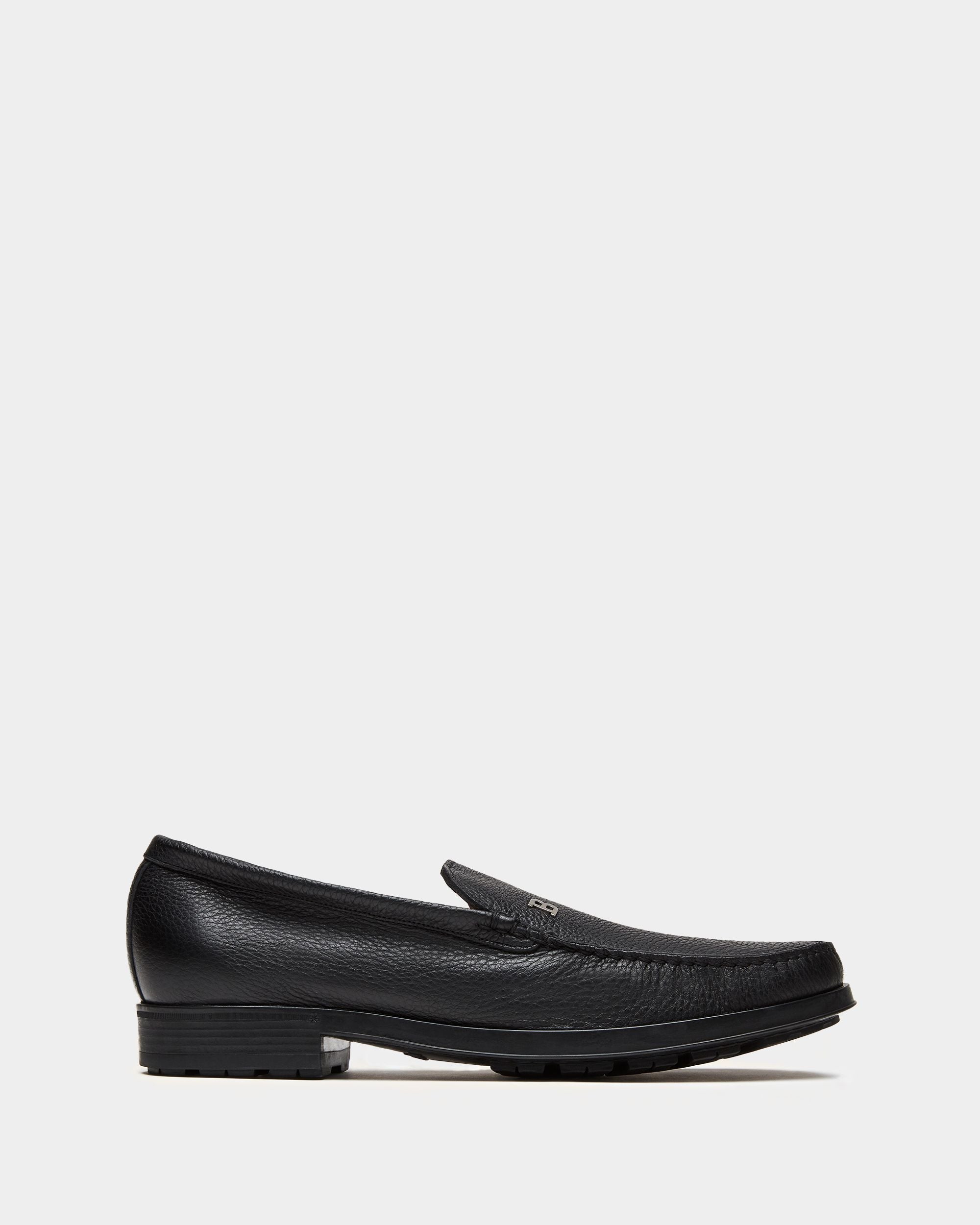 Men's Black Flat Shoes - Homme - Bally - 01