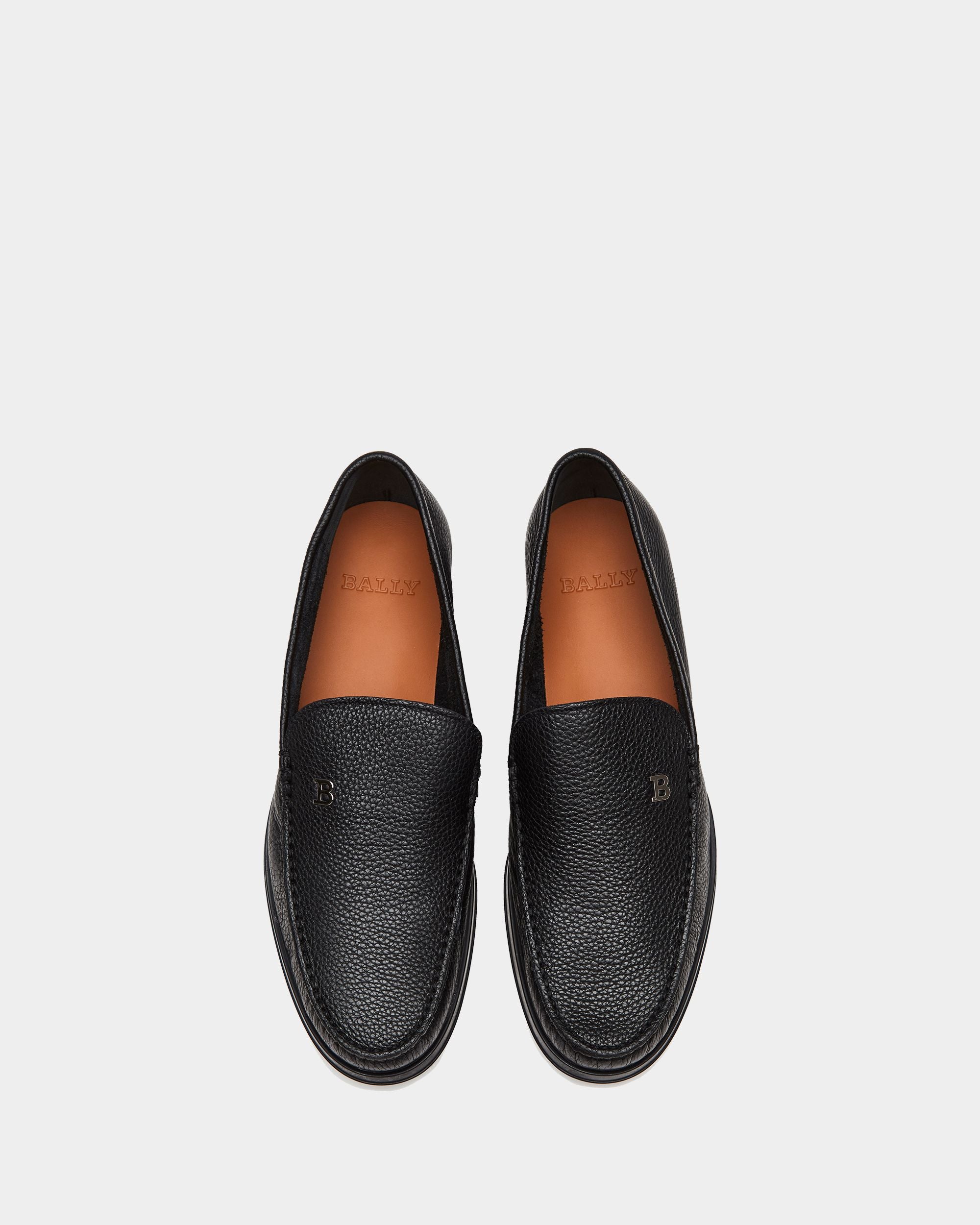 Men's Black Flat Shoes - Homme - Bally - 05