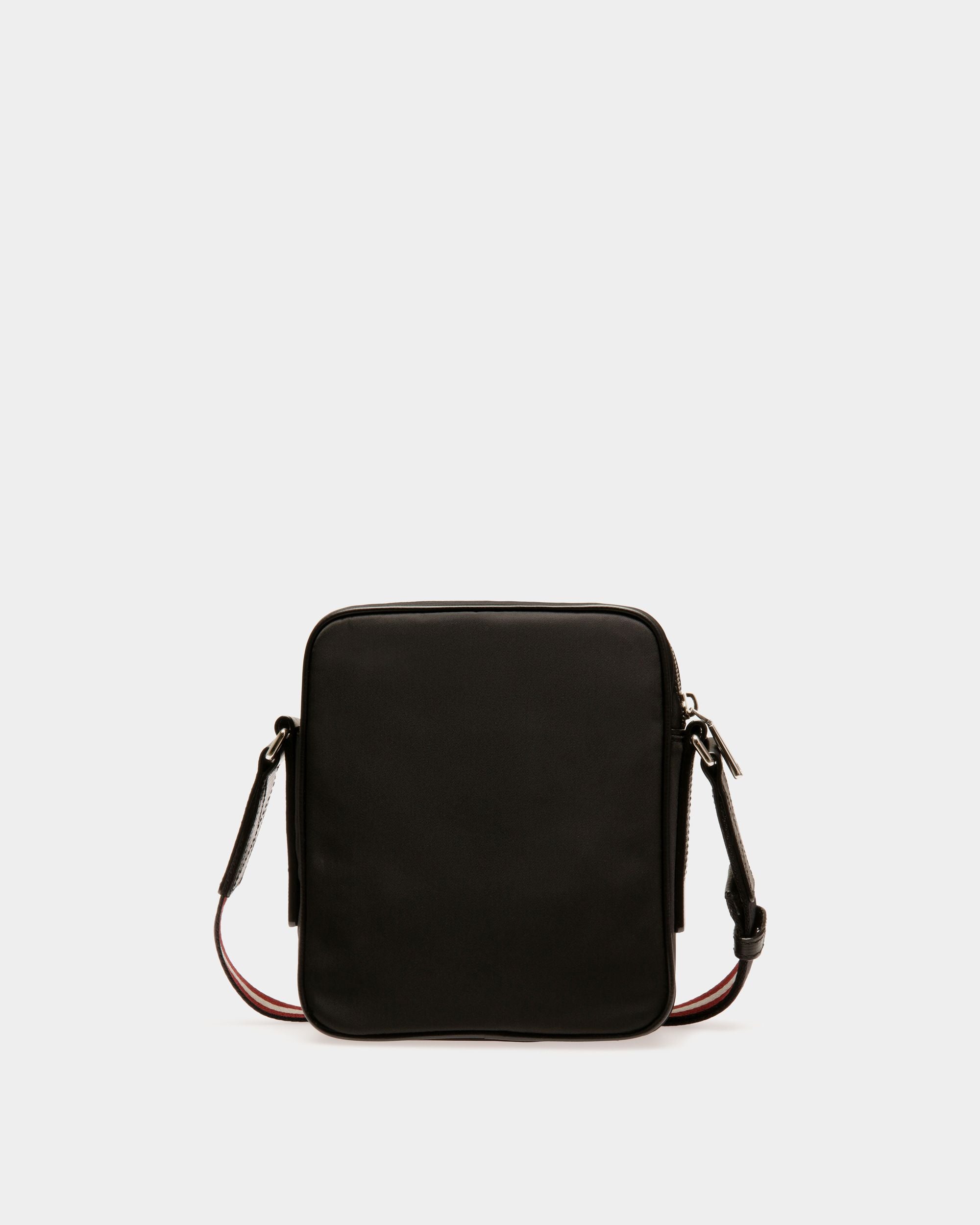 Explore Crossbody Bag In Black Leather And Nylon - Homme - Bally - 03