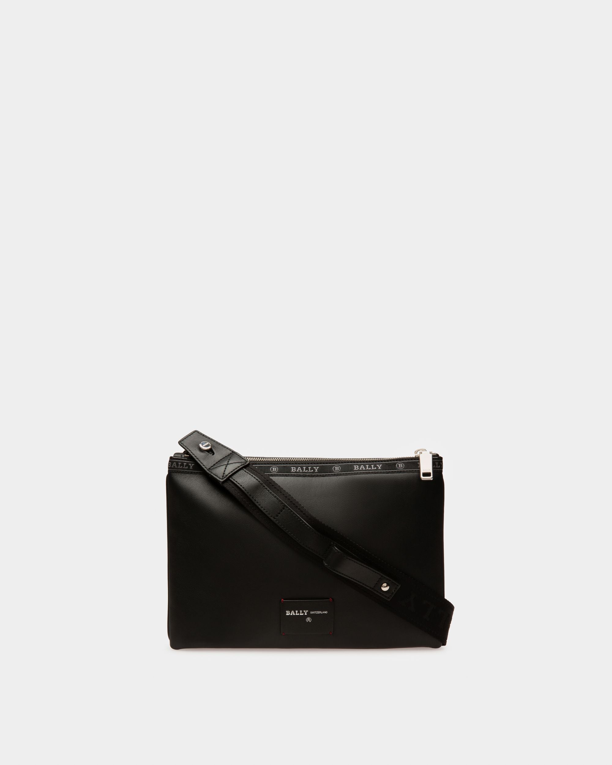Harvey Leather Cross-Body Bag In Black - Homme - Bally - 02