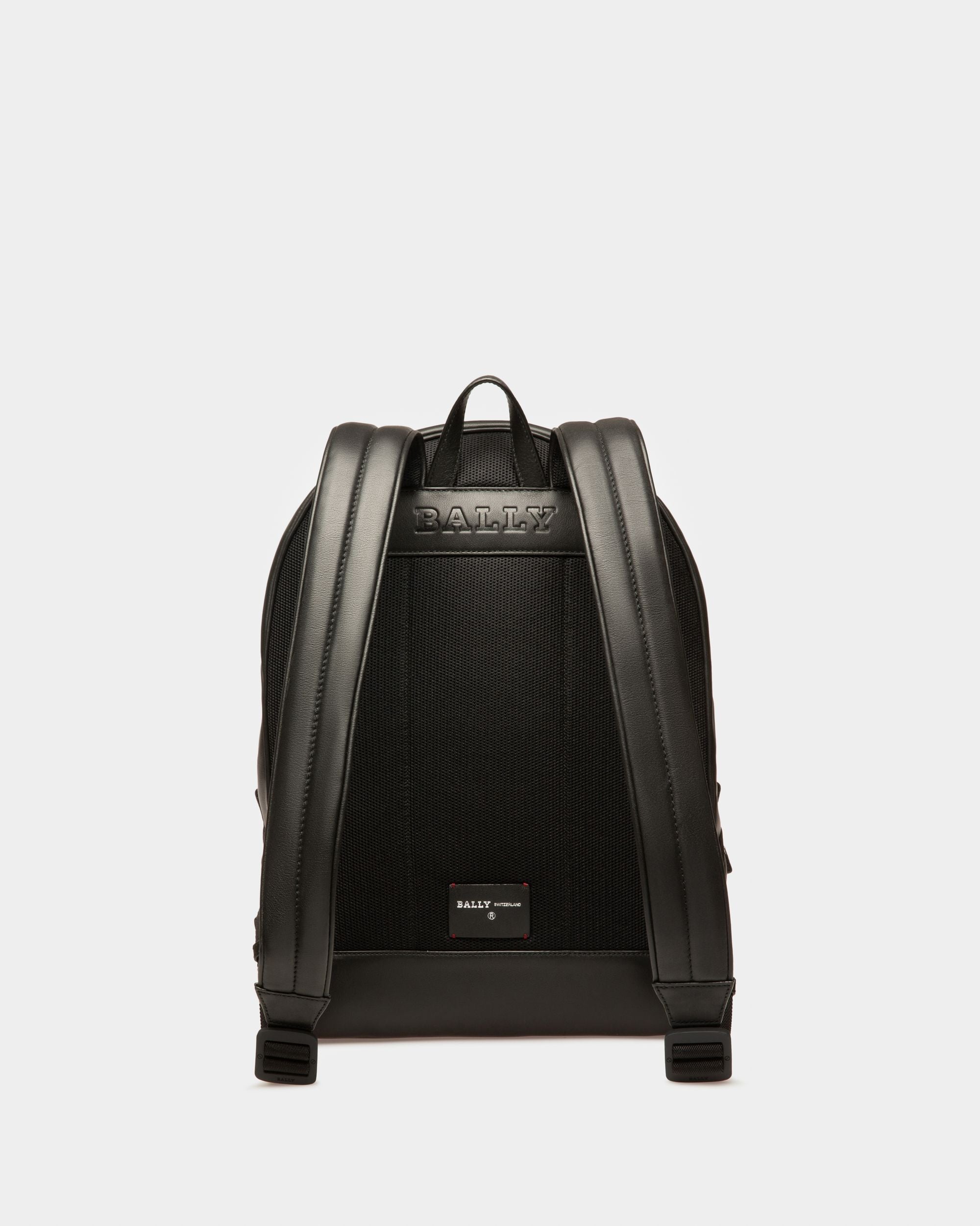 Harper Leather Backpack In Black - Homme - Bally - 02