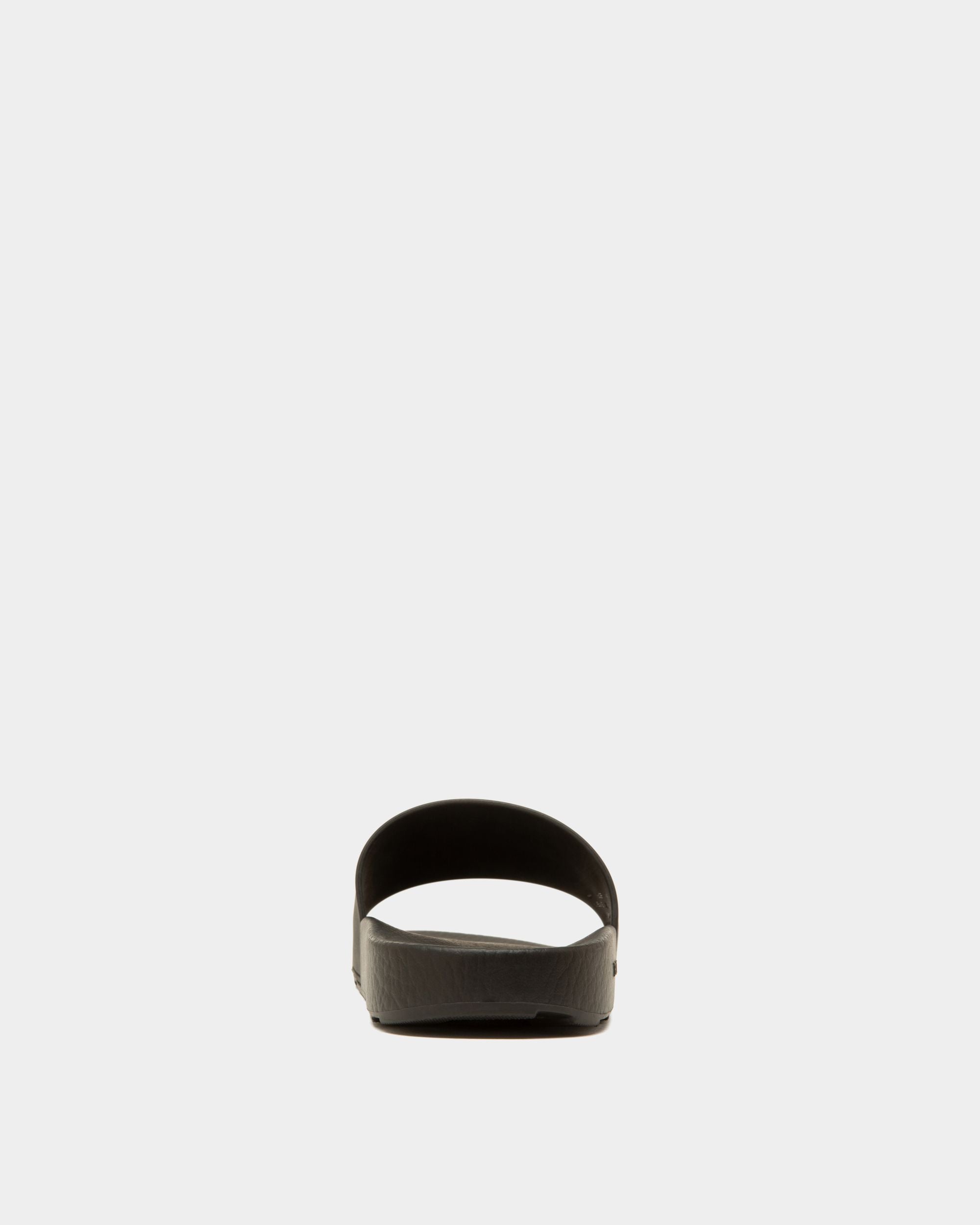Slider Sandals In Black Rubber - Men's - Bally - 05