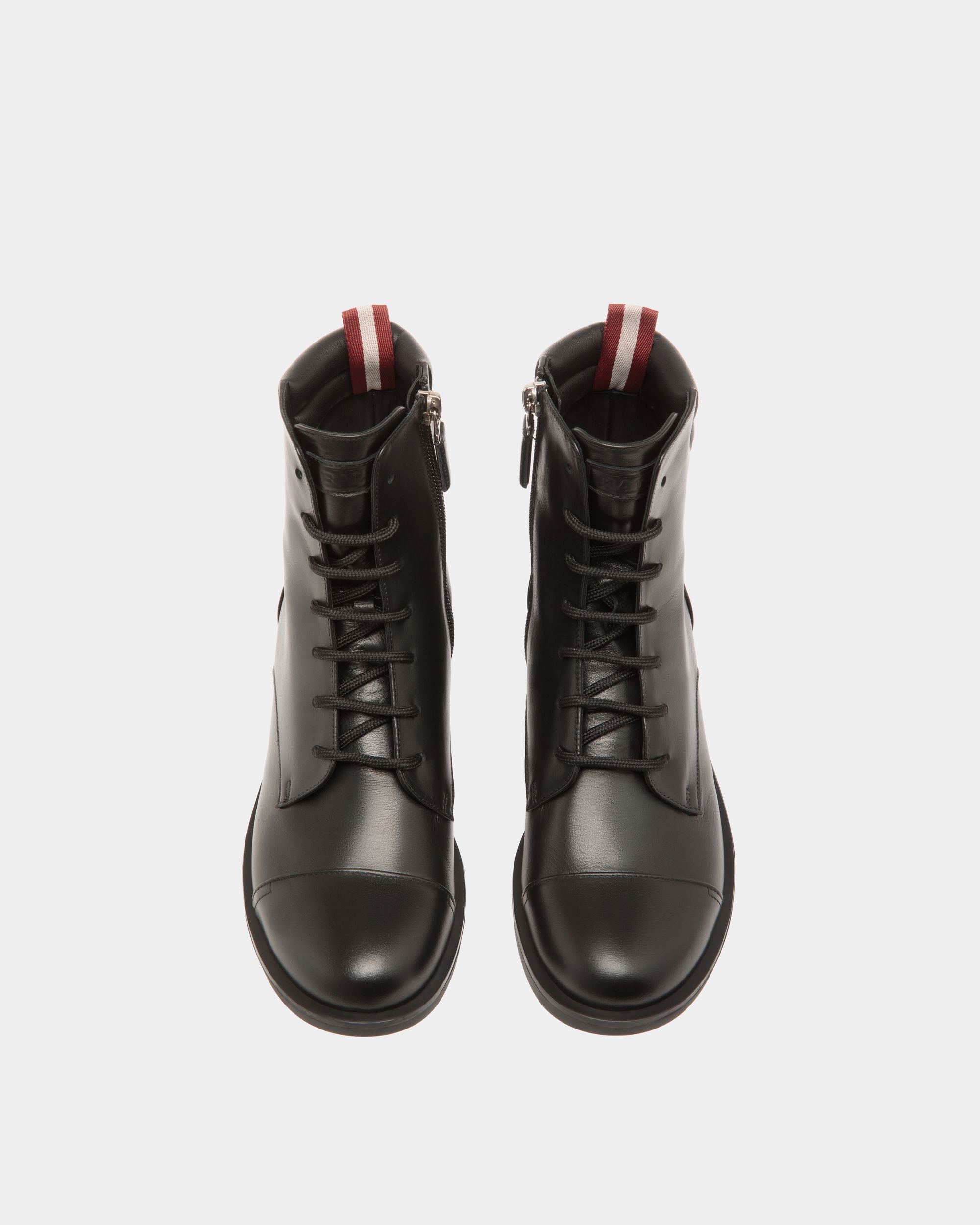Bootie in Black Leather - Women's - Bally - 04