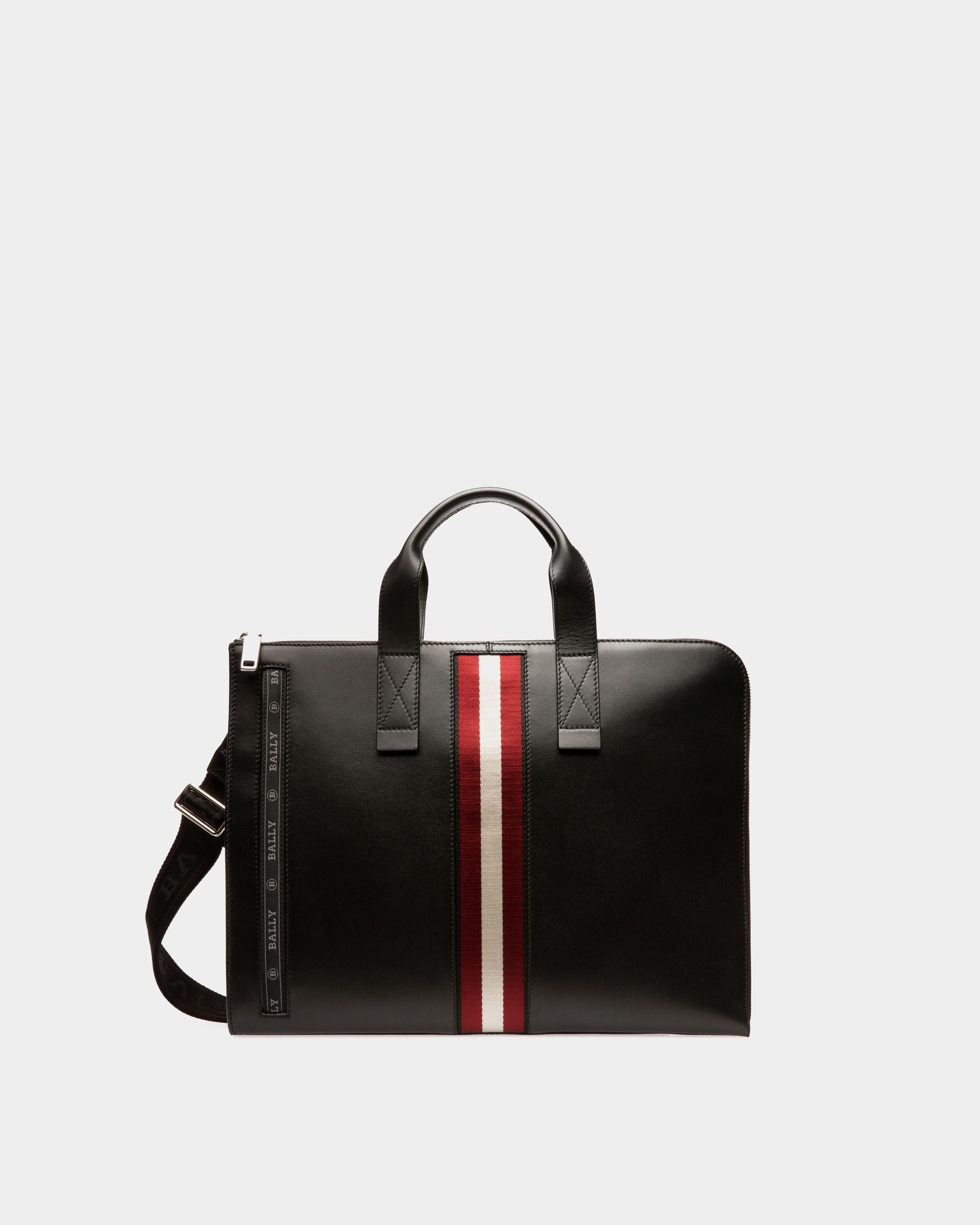 Henri Sac Professionnel En Cuir Noir - Homme - Bally - 01