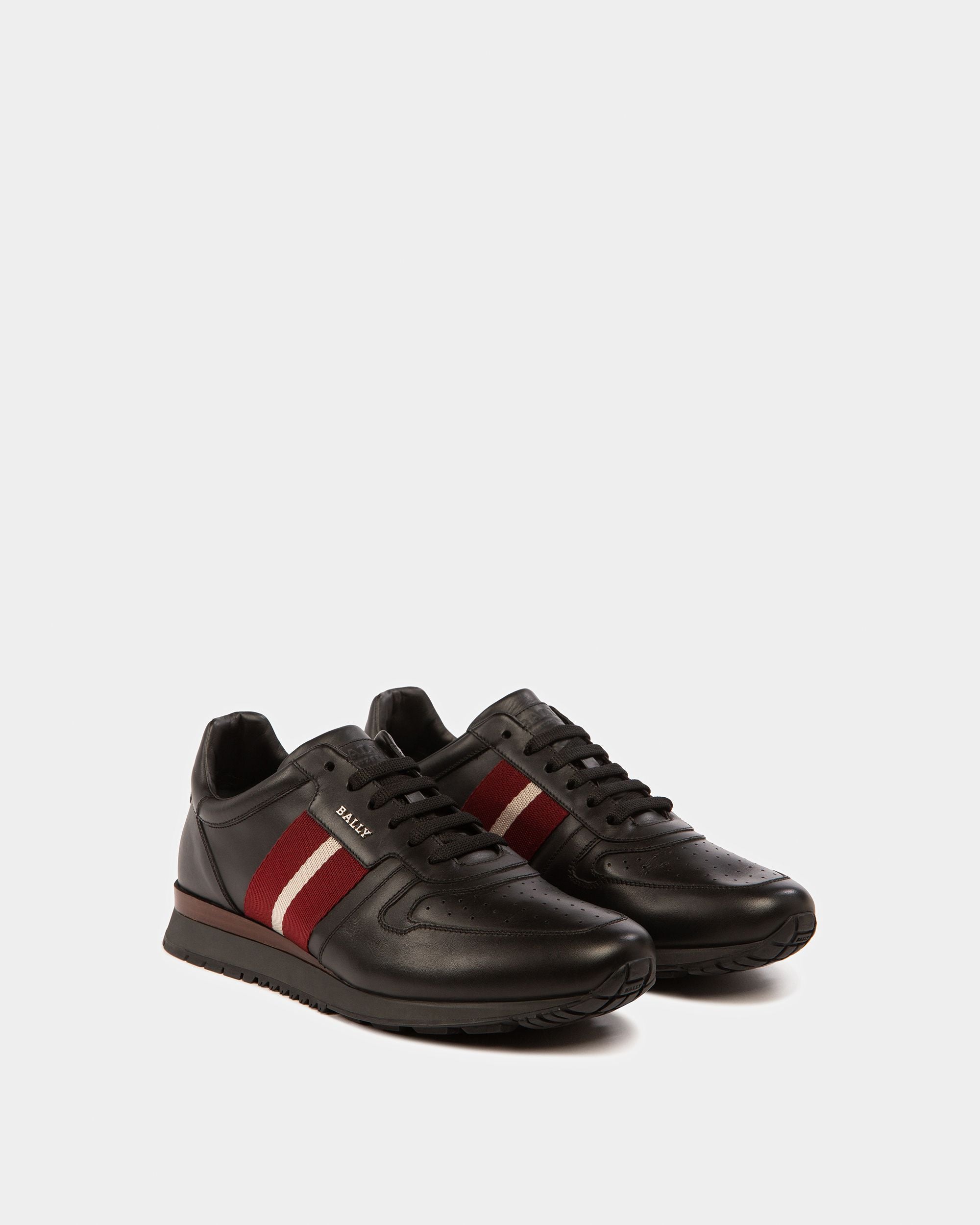 Astel Sneakers En Cuir Noir - Homme - Bally - 03
