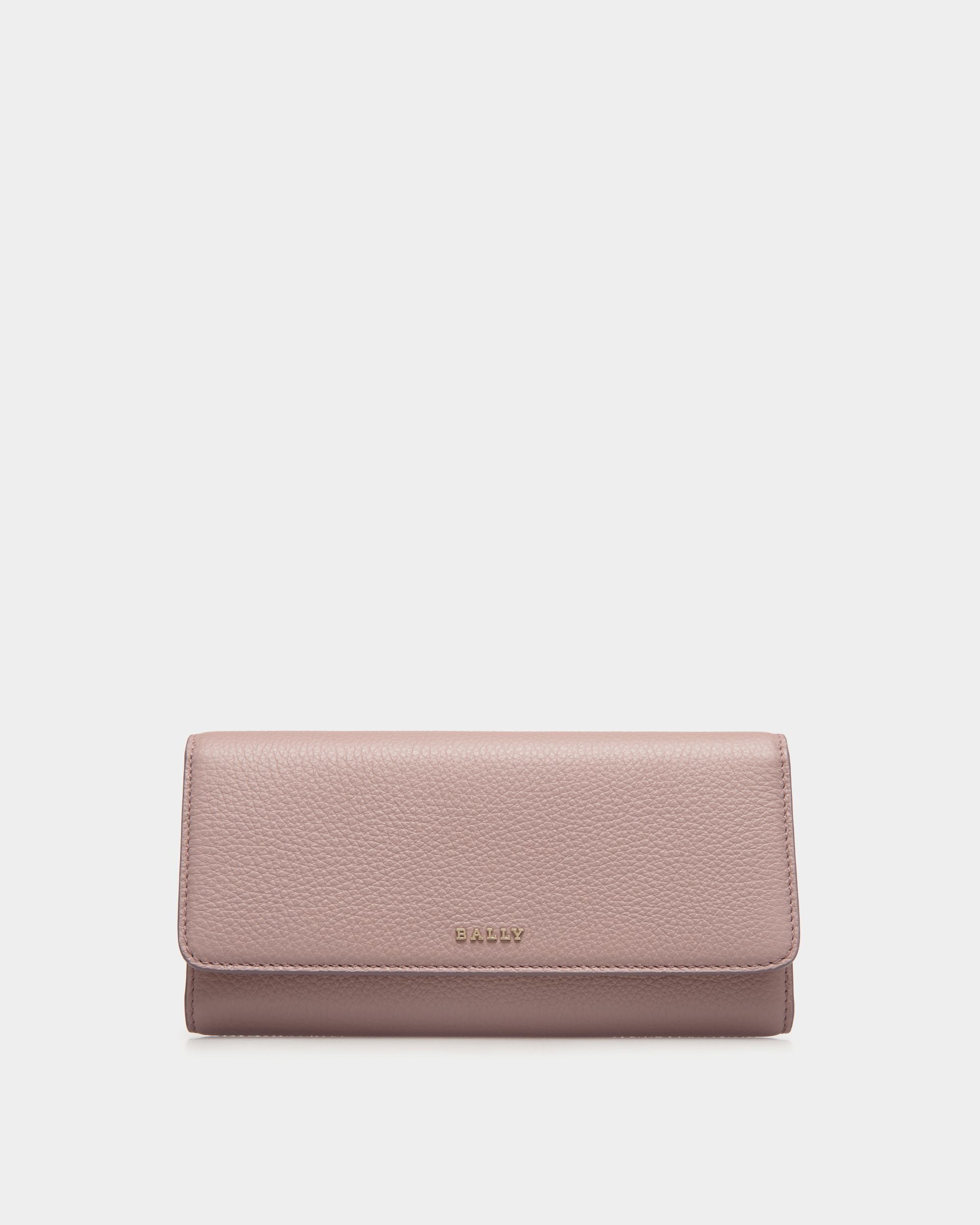 Long Wallets In Pink Leather - Damen - Bally - 01