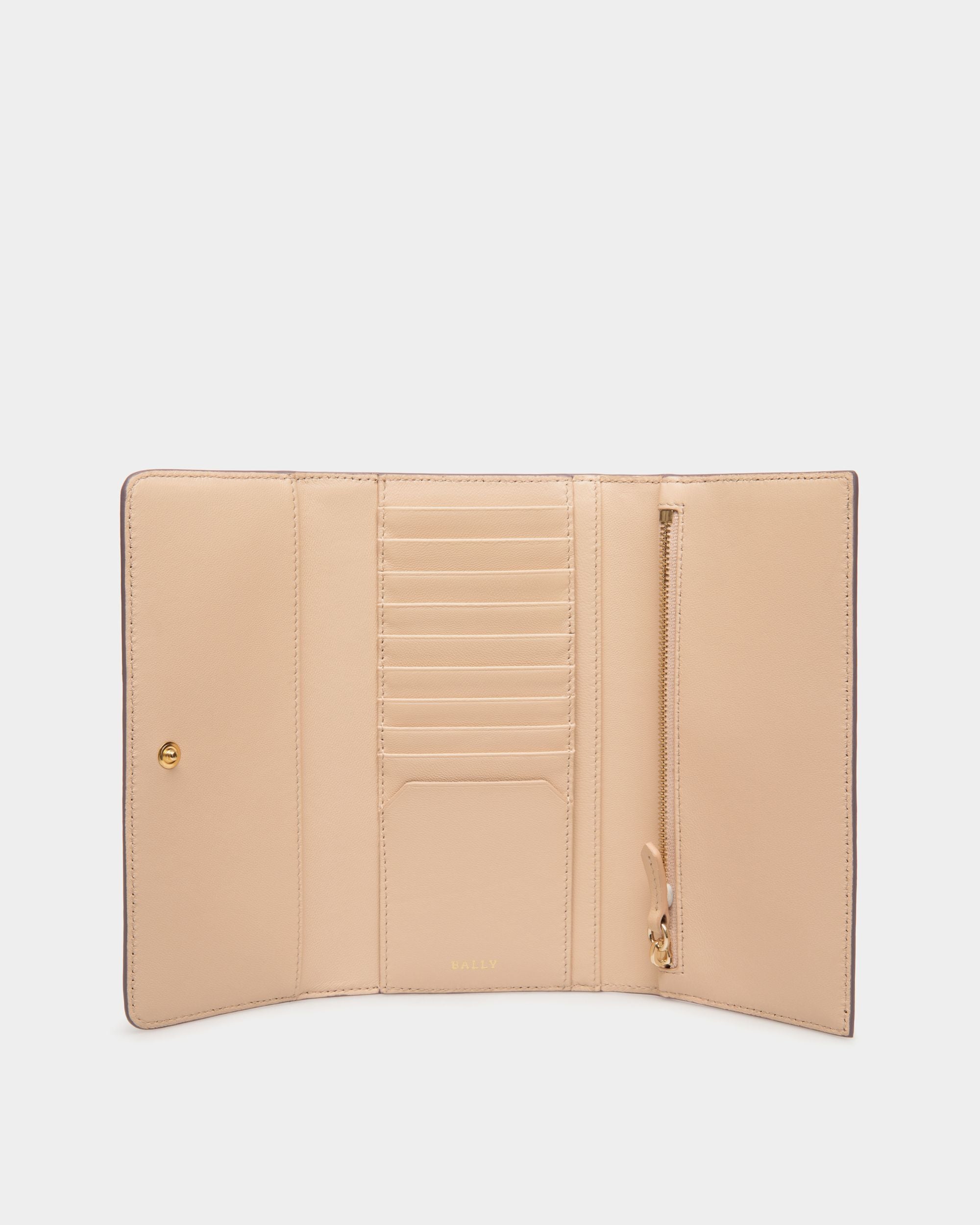 Long Wallets In Pink Leather - Damen - Bally - 03