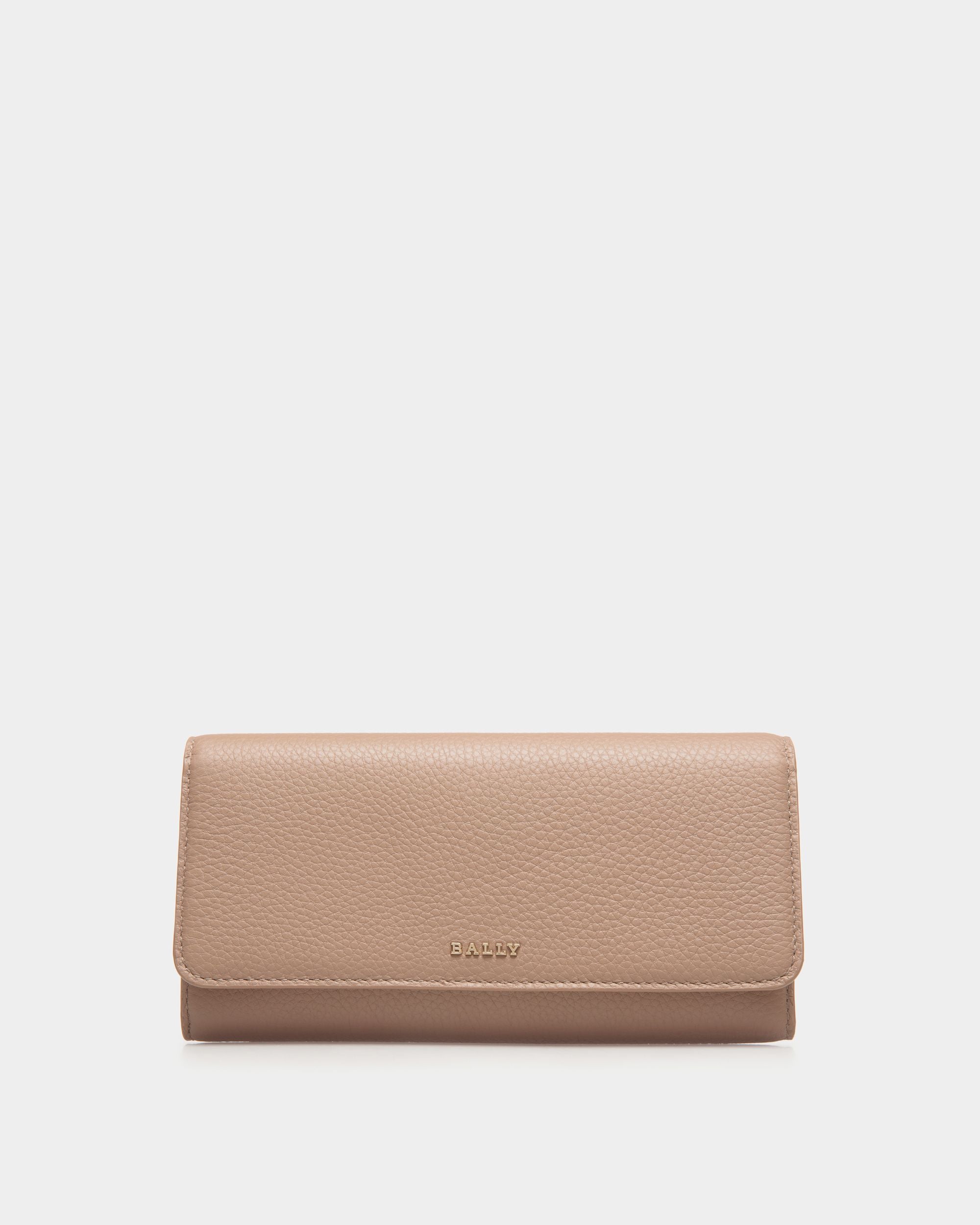 Continental Wallet In Beige Bovine - Mujer - Bally - 01