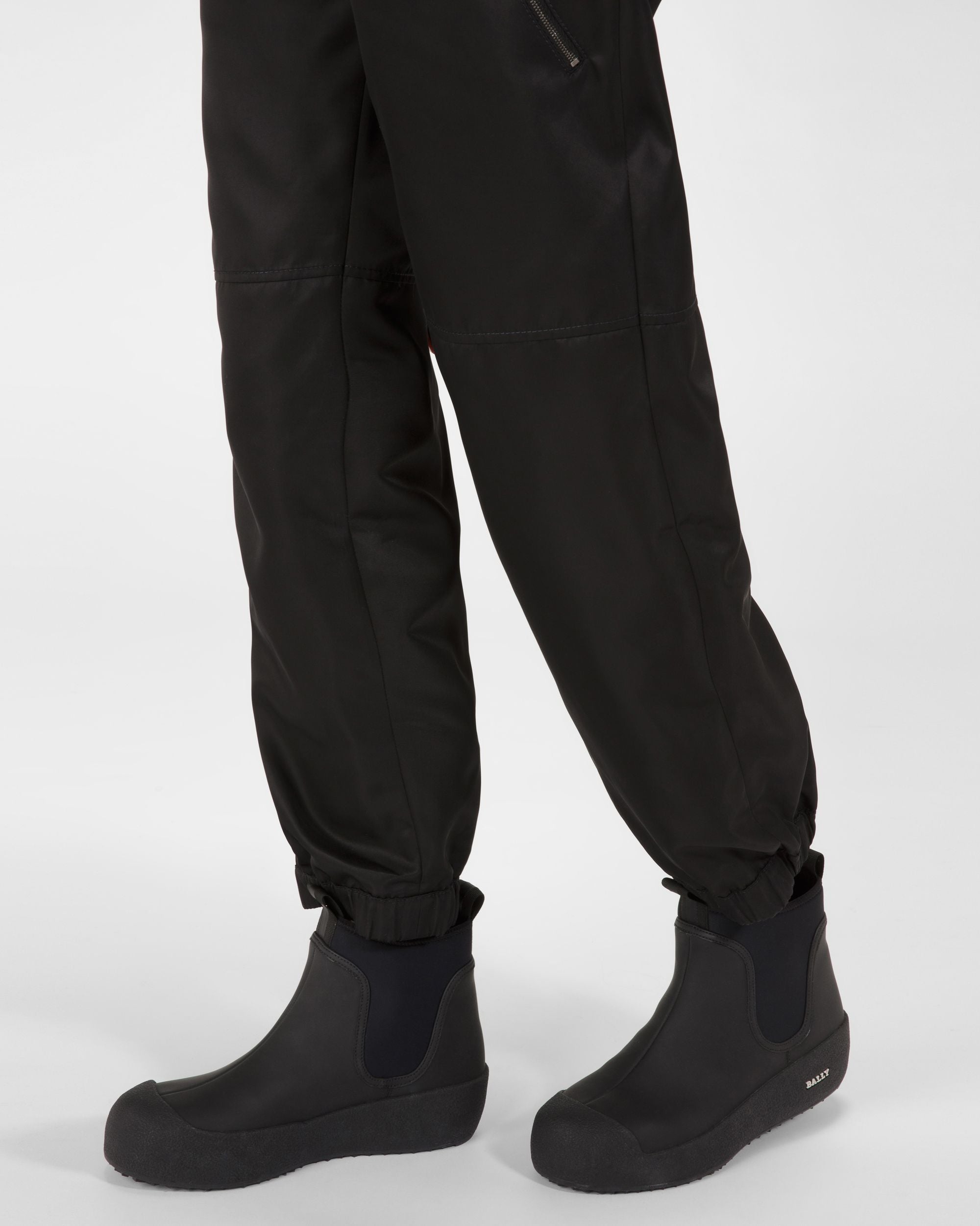 Gadey Botas De Piel Y Goma En Negro - Mujer - Bally - 03