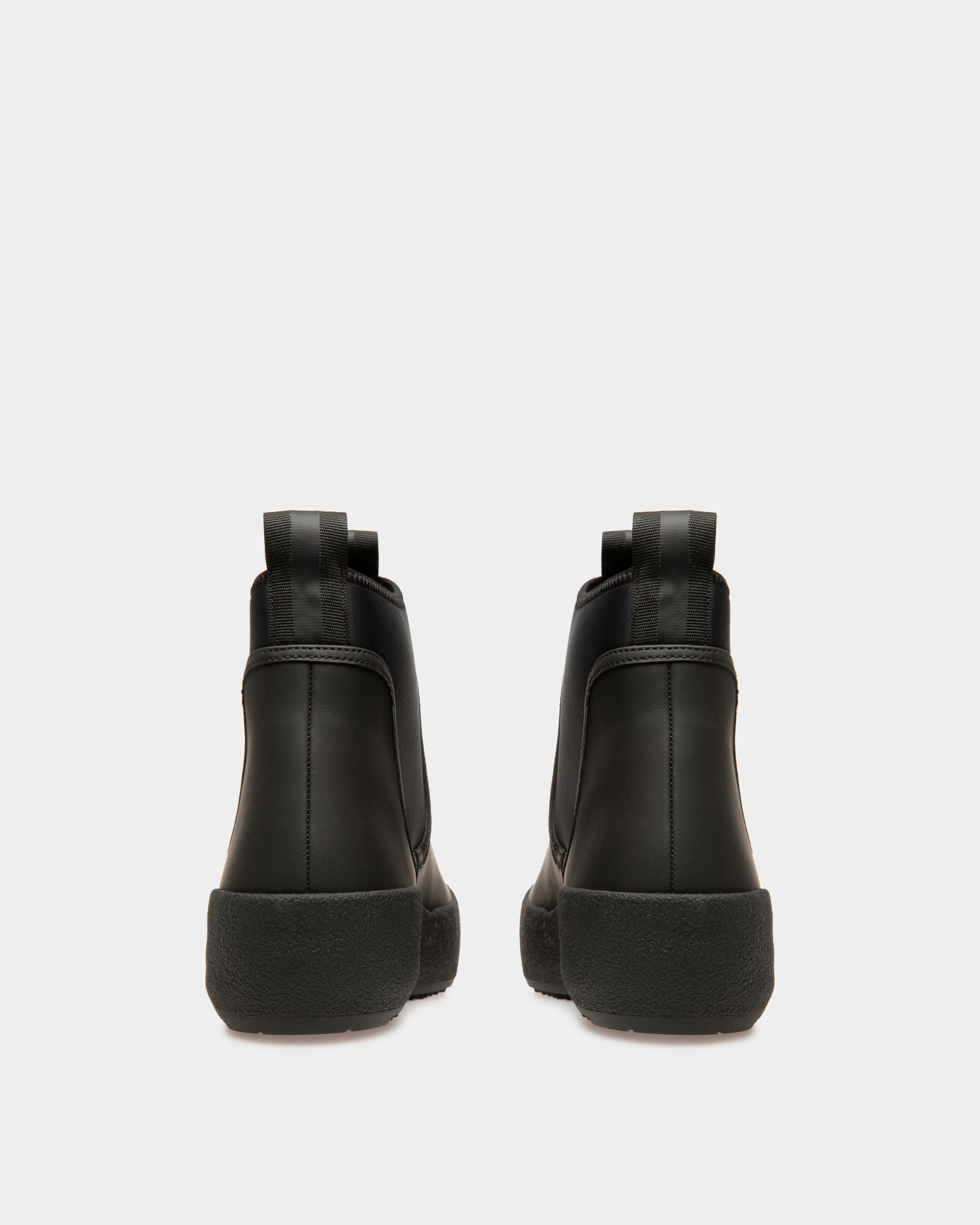 Gadey Botas De Piel Y Goma En Negro - Mujer - Bally - 04