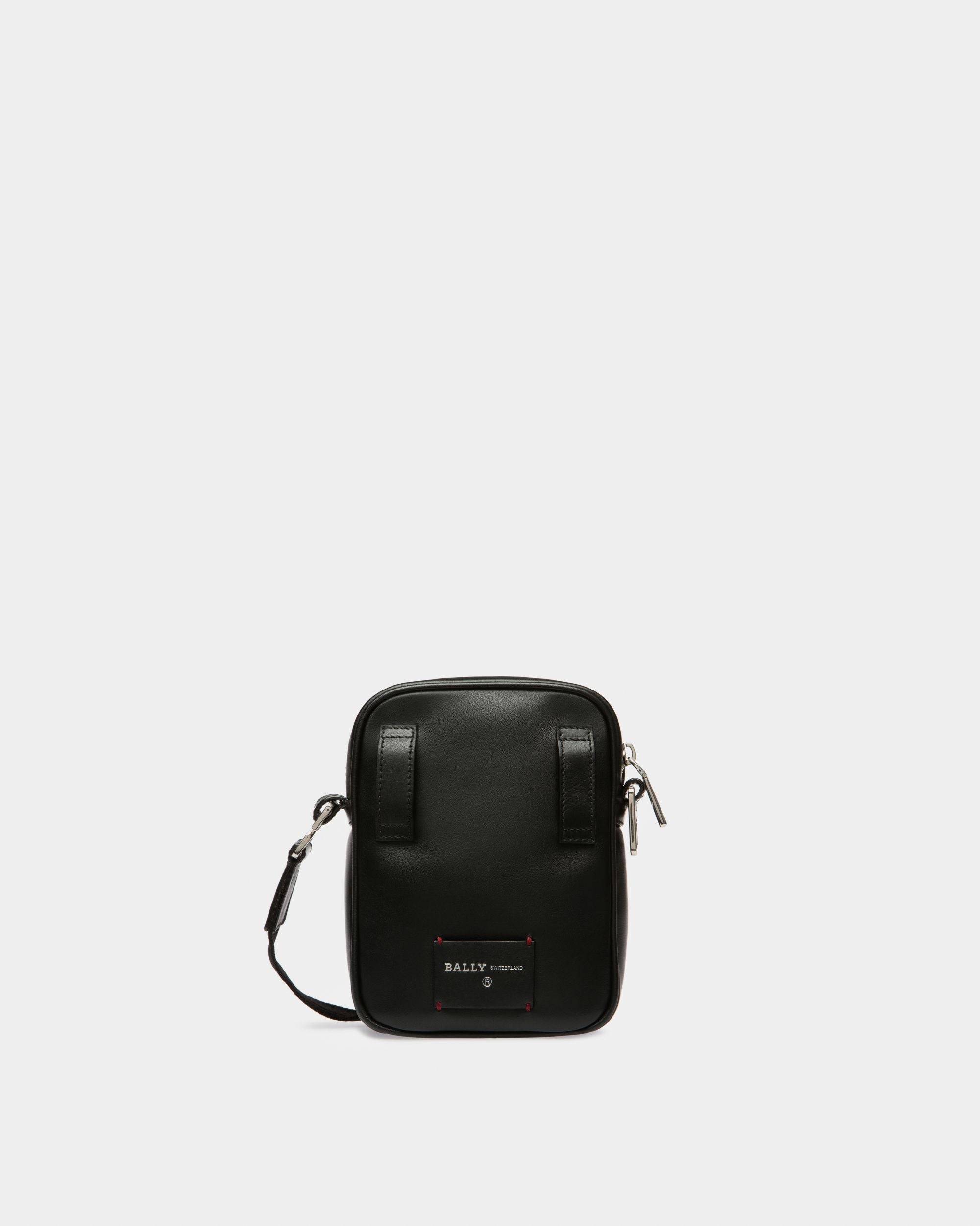 Heyot Sac À Bandoulière En Cuir Et Synthétique Noir - Homme - Bally - 02