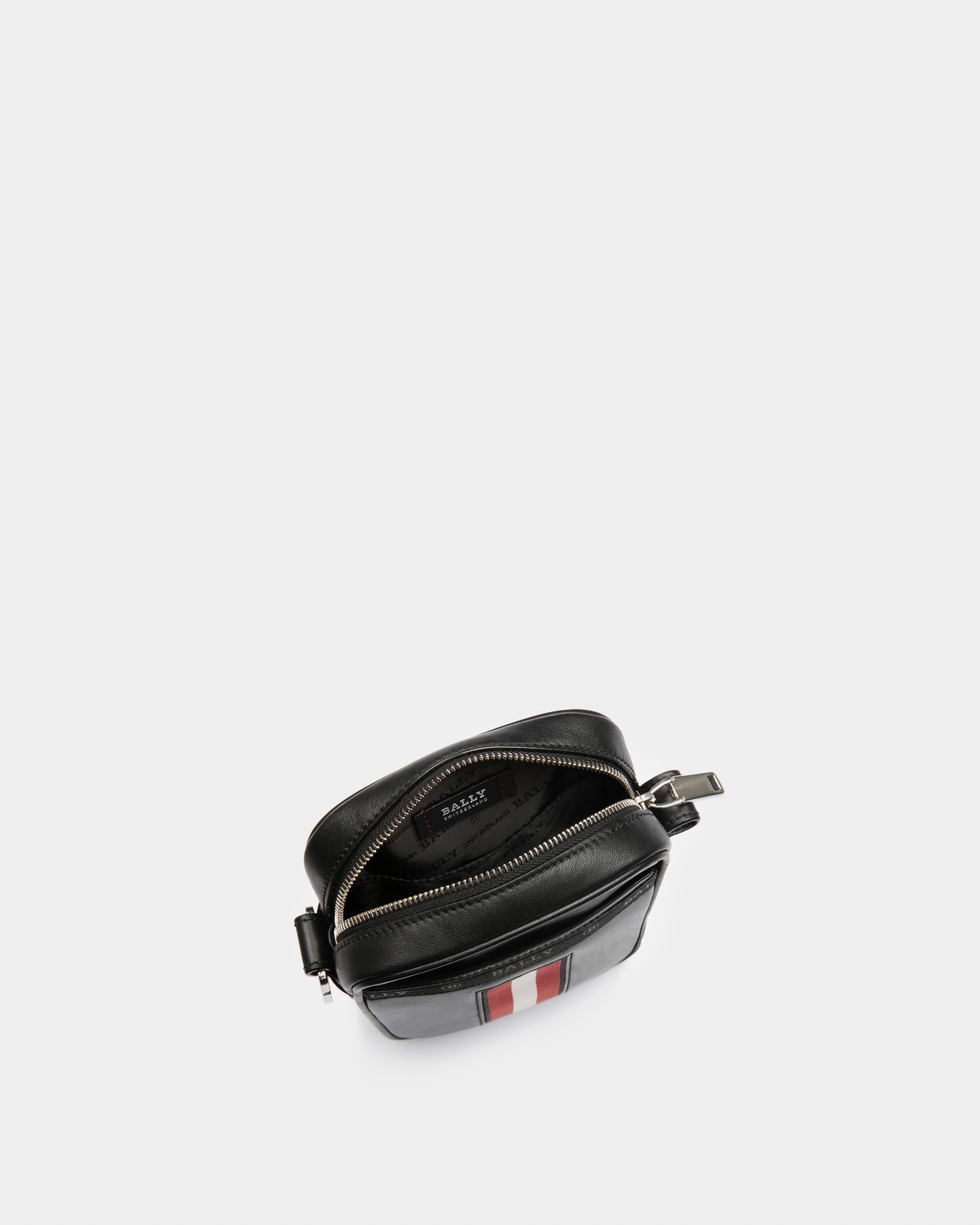 Heyot Sac À Bandoulière En Cuir Et Synthétique Noir - Homme - Bally - 03