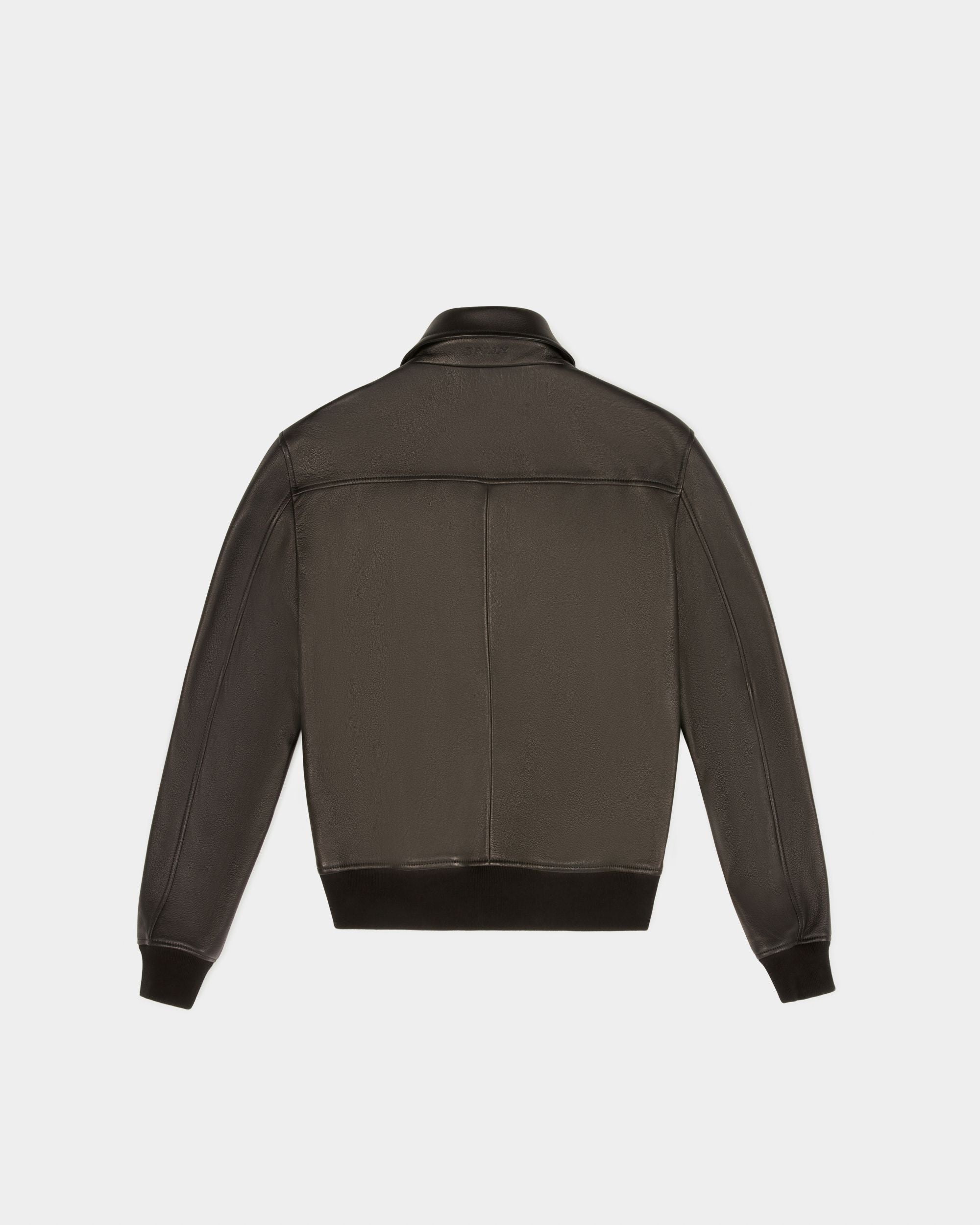 Blouson En Cuir Noir - Homme - Bally - 02