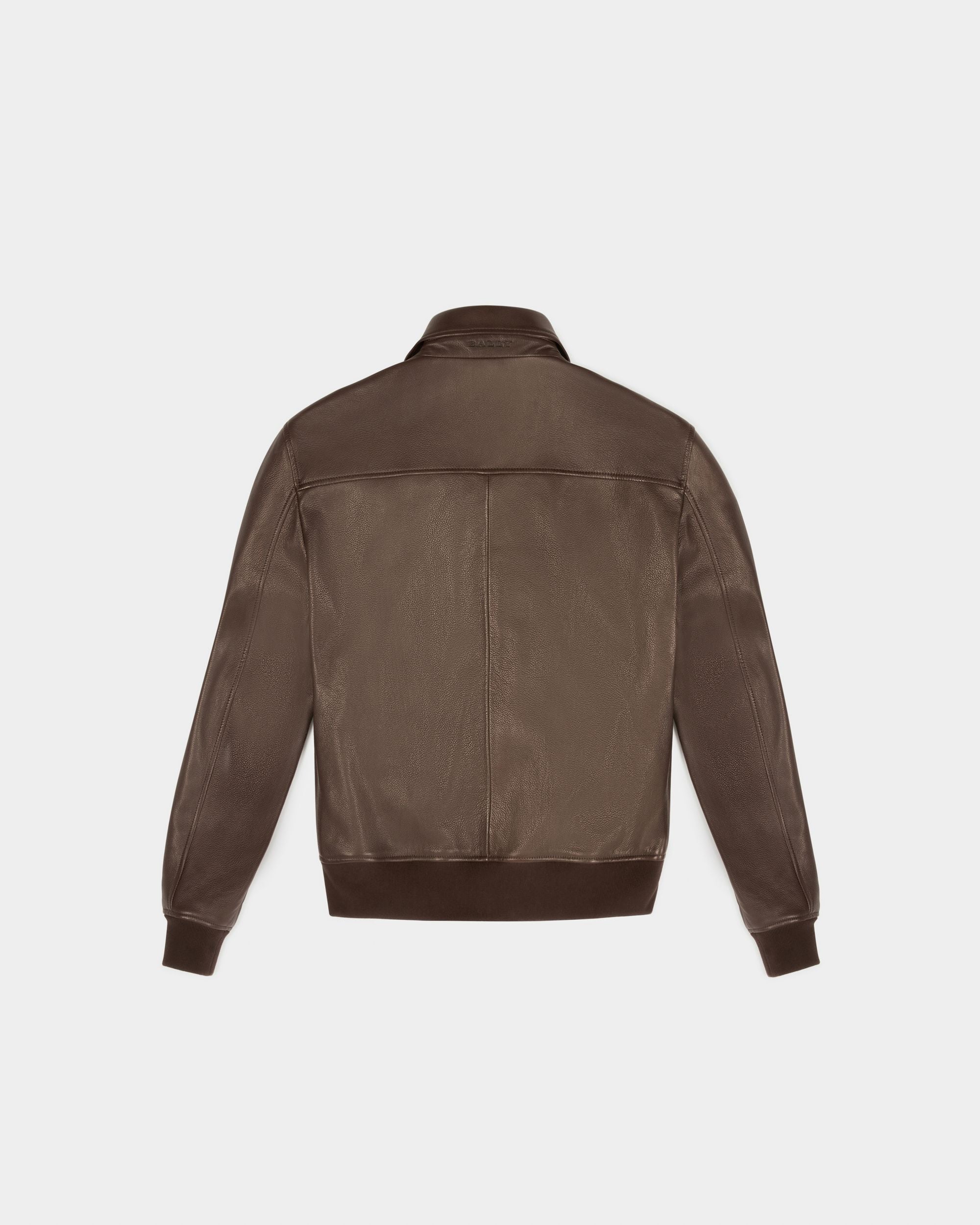 Blouson En Cuir Marron - Homme - Bally - 02