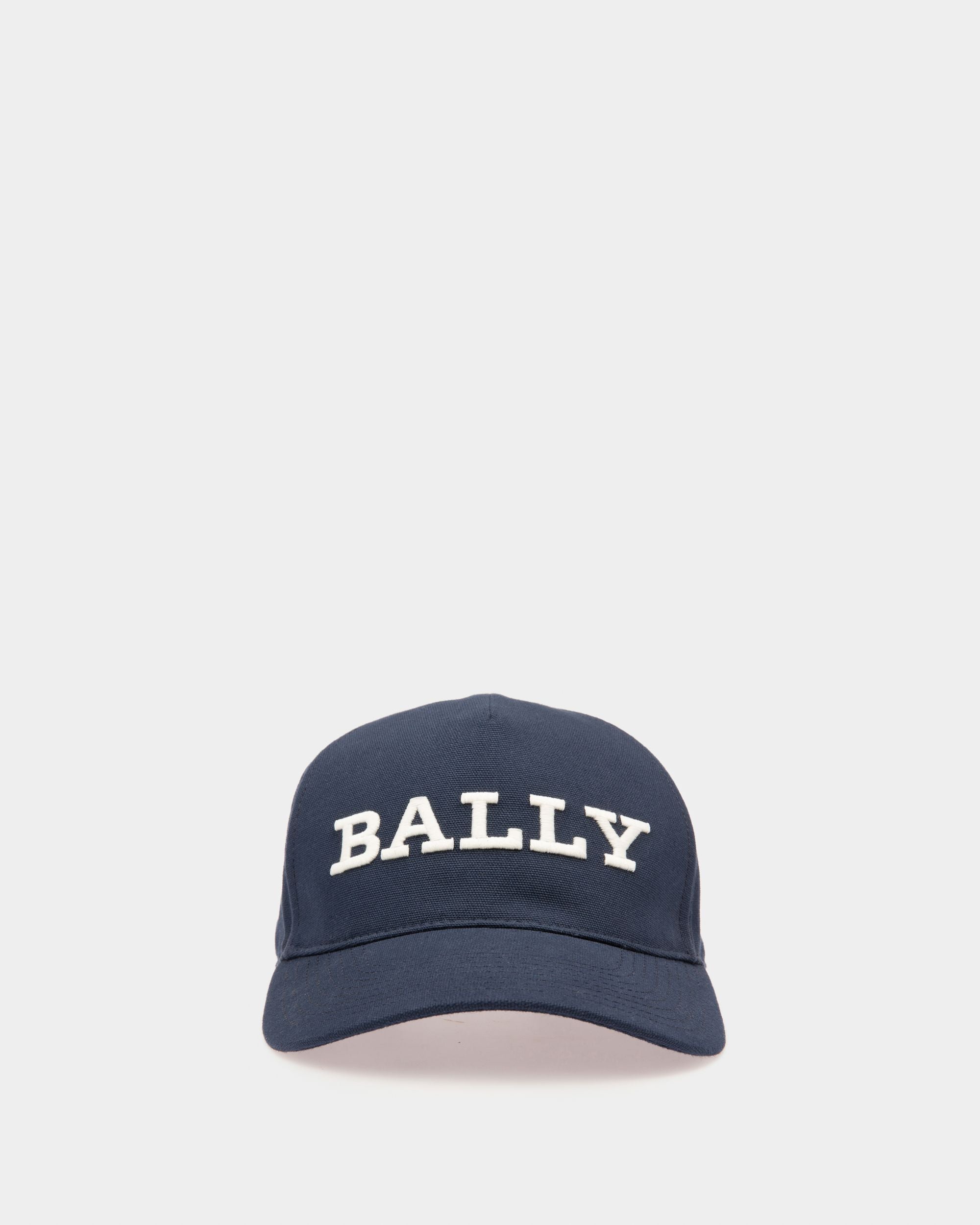 Marineblaue Baumwollkappe - Herren - Bally - 01