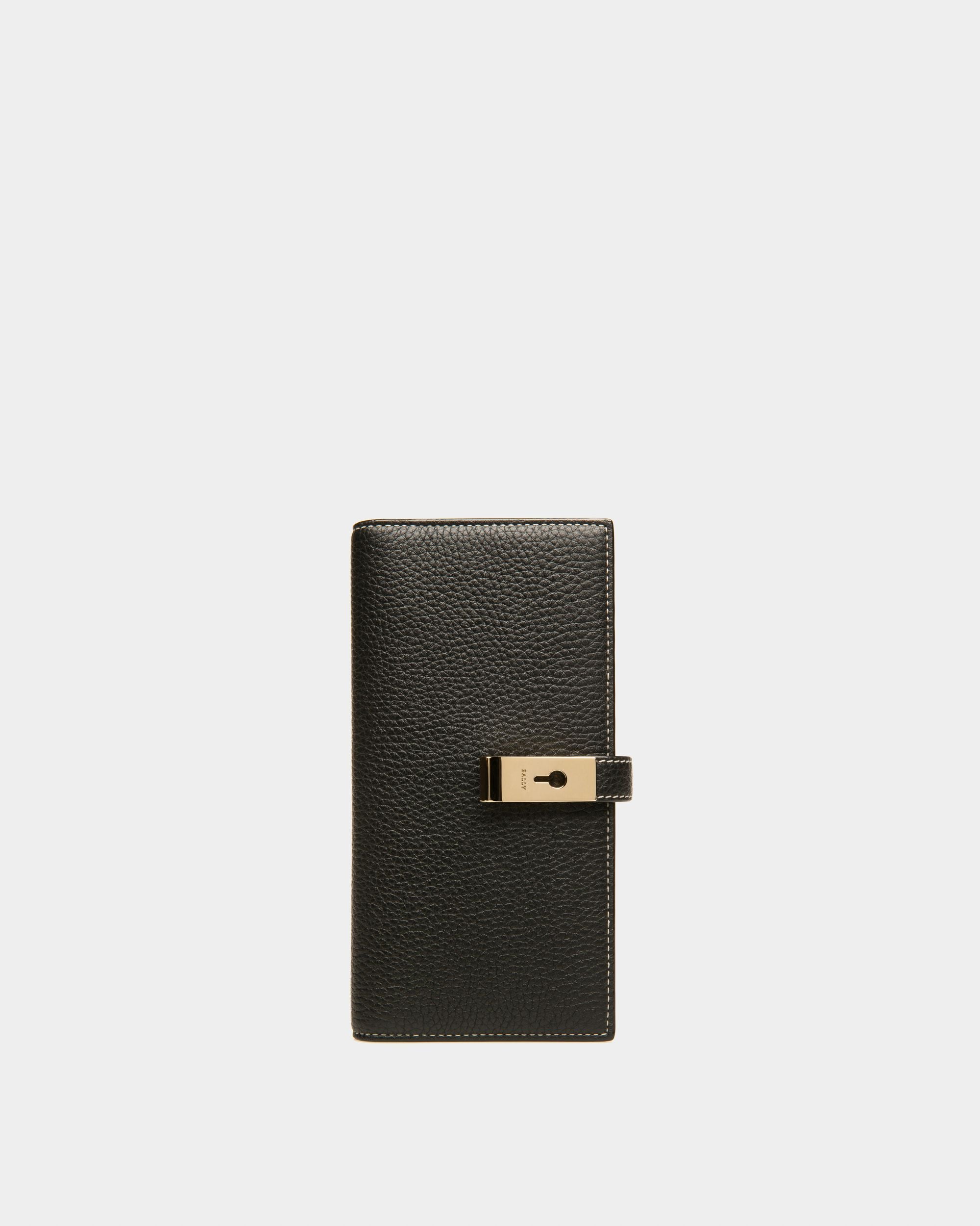 Amy Cartera En Piel De Color Negro - Mujer - Bally - 01