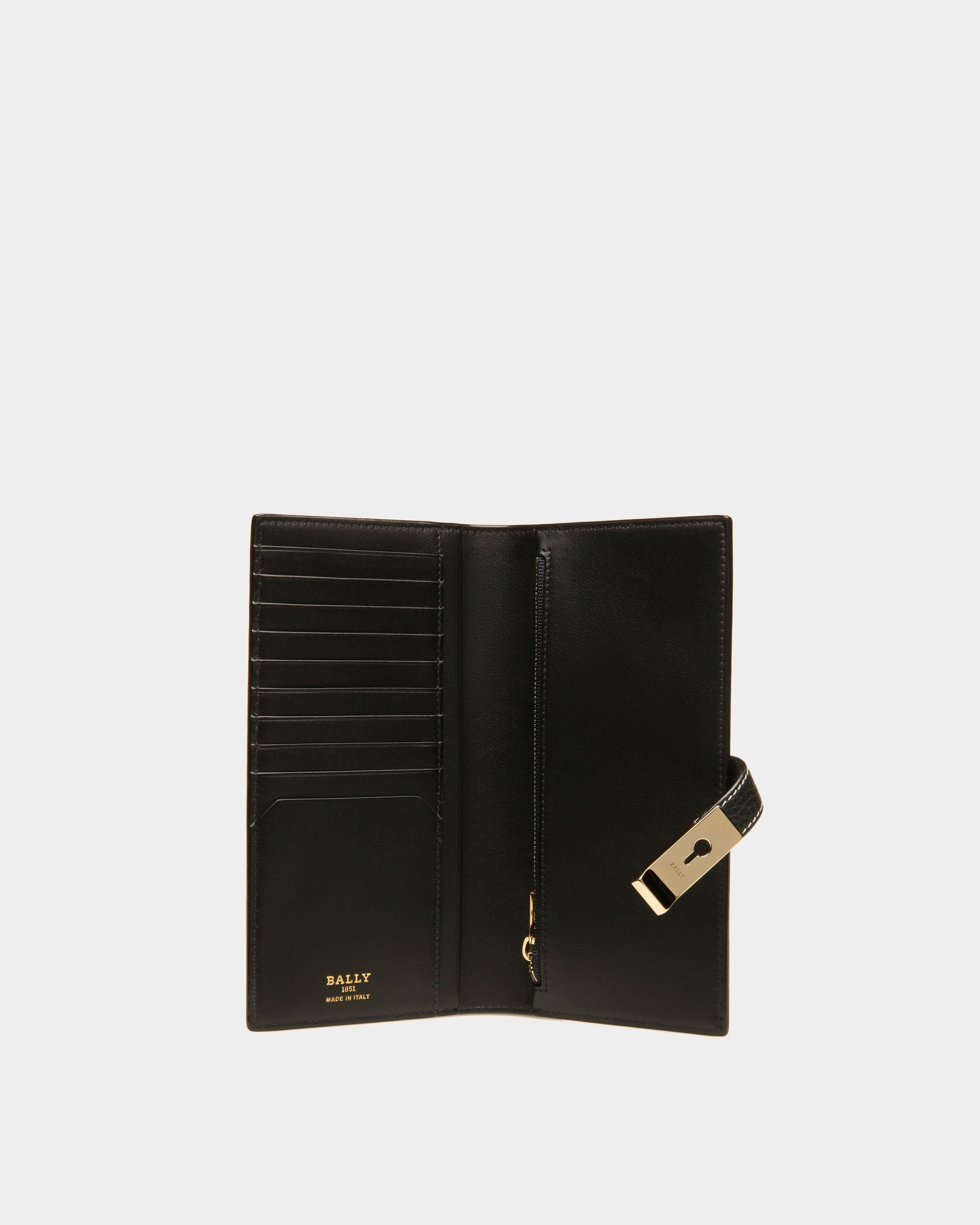 Amy Cartera En Piel De Color Negro - Mujer - Bally - 03