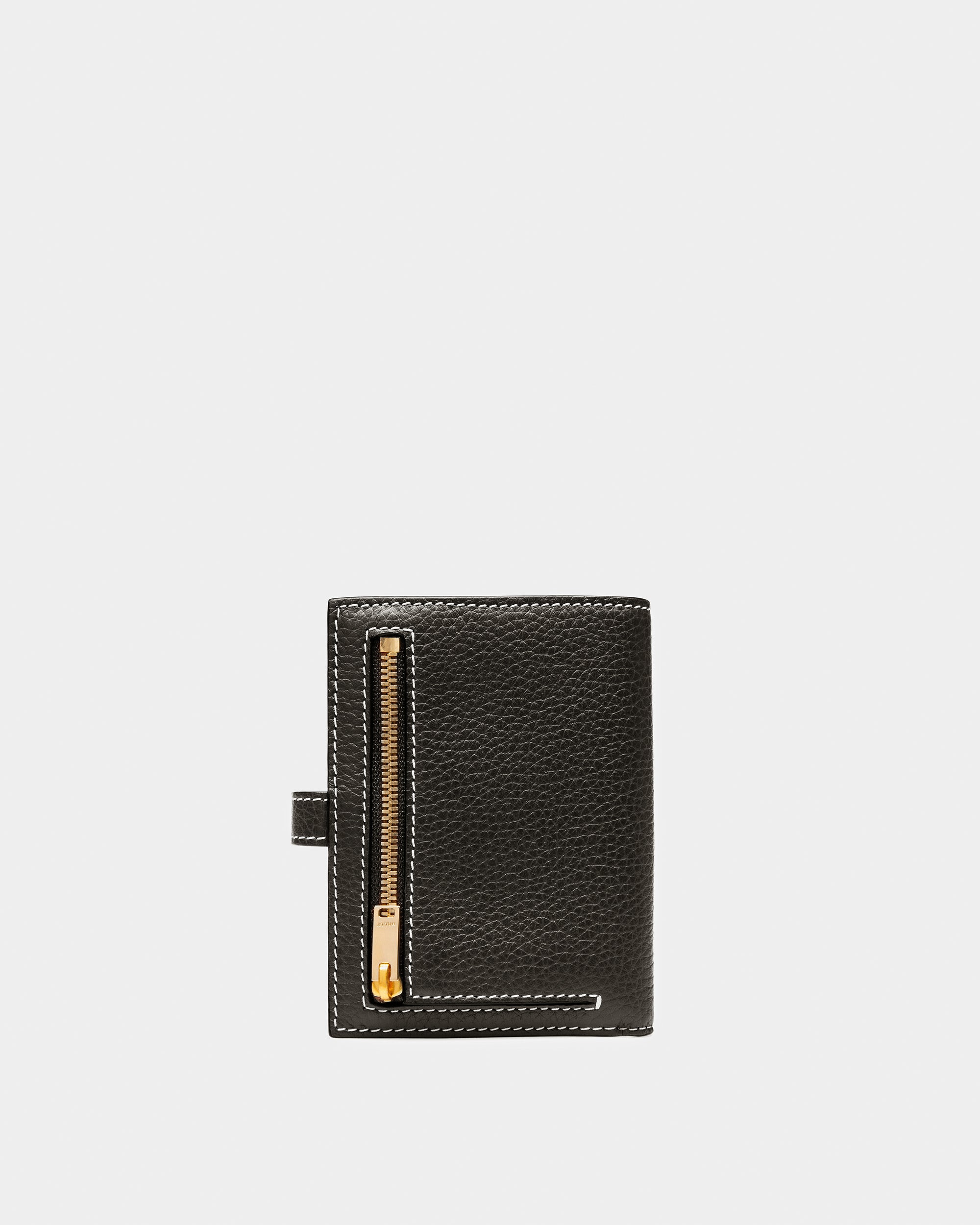 Assen Tarjetero En Piel De Color Negro - Mujer - Bally - 02