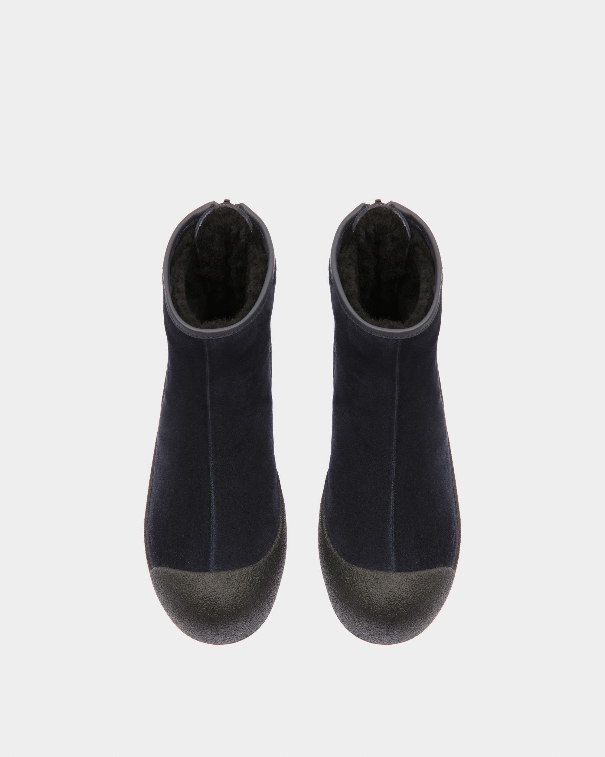 Guard Bottines En Cuir Bleu Marine - Femme - Bally - 02