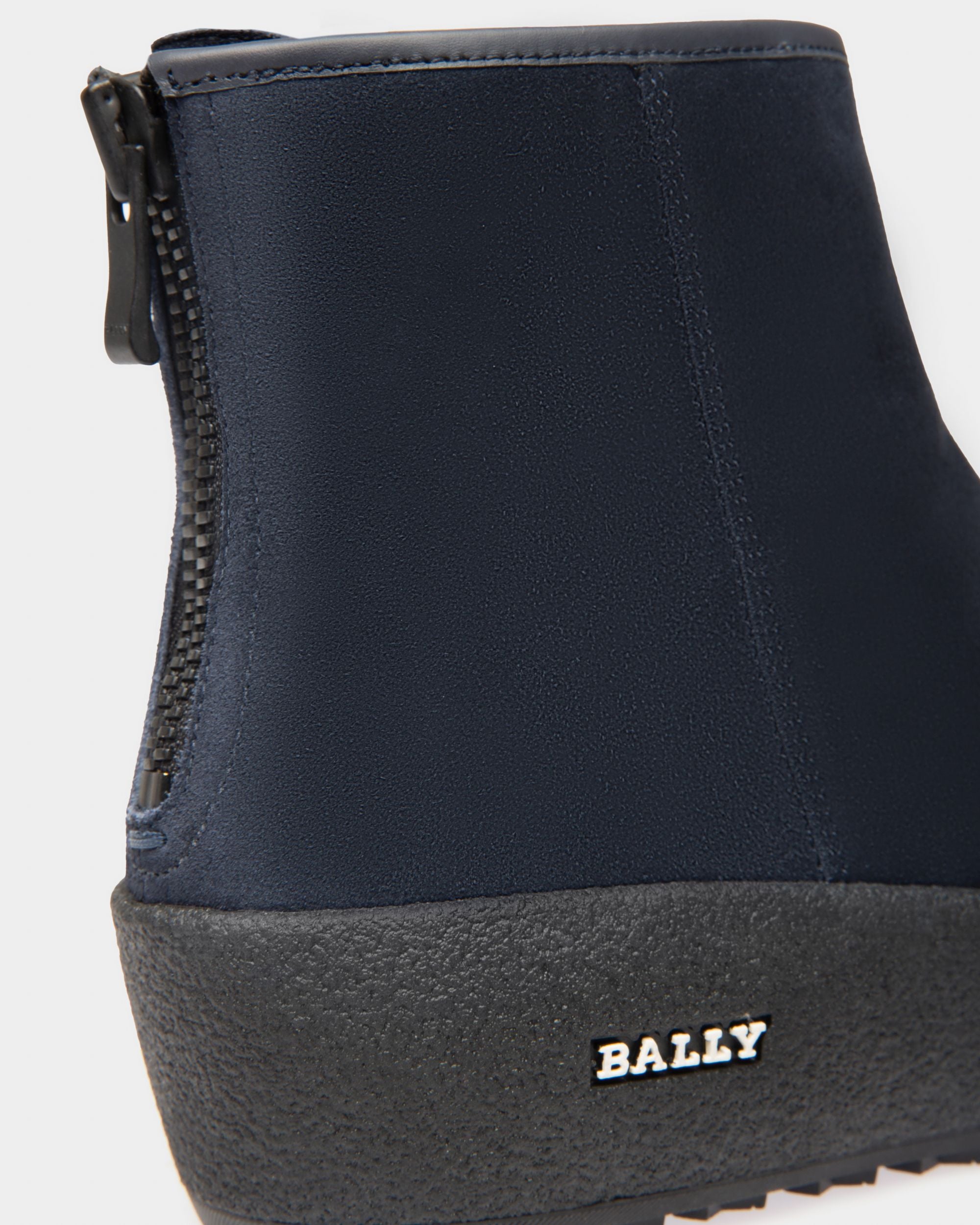 Guard Bottines En Cuir Bleu Marine - Femme - Bally - 06