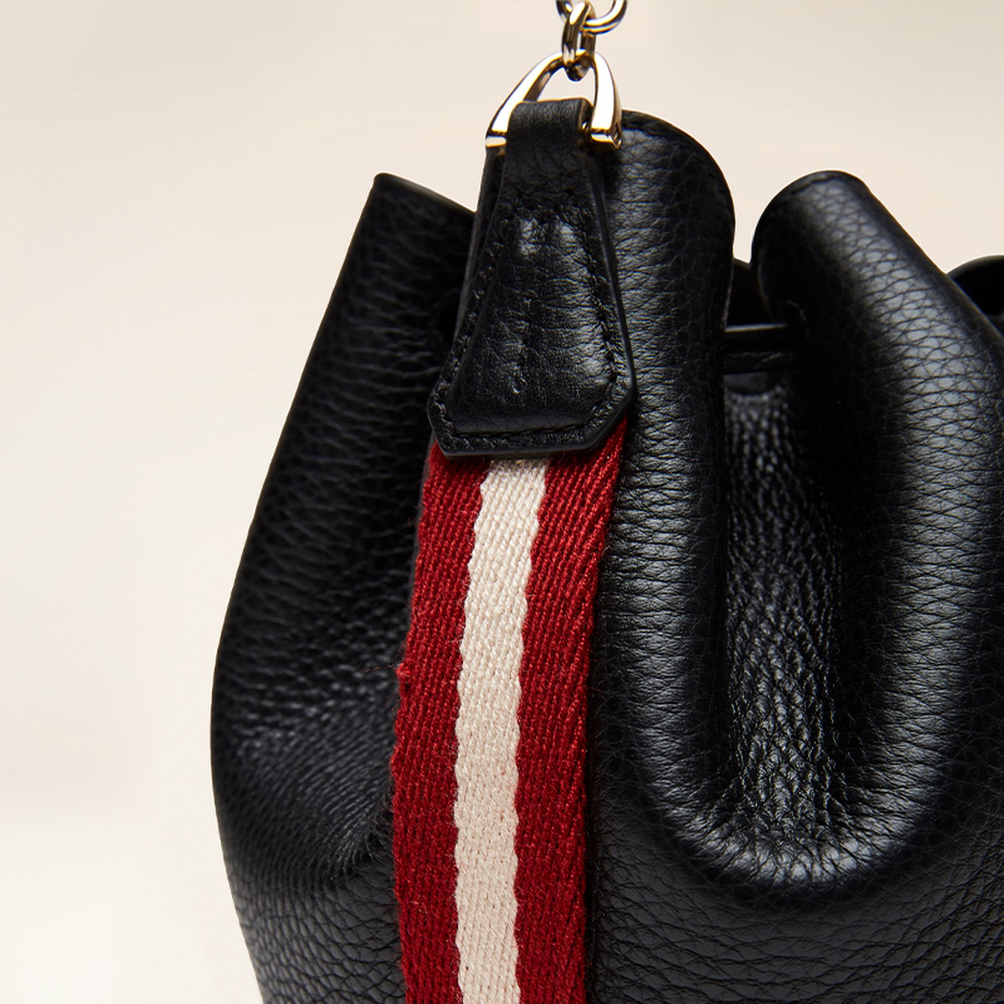 Women's Black Bucket Bag Shoulder Bag - Women's - Bally - 04