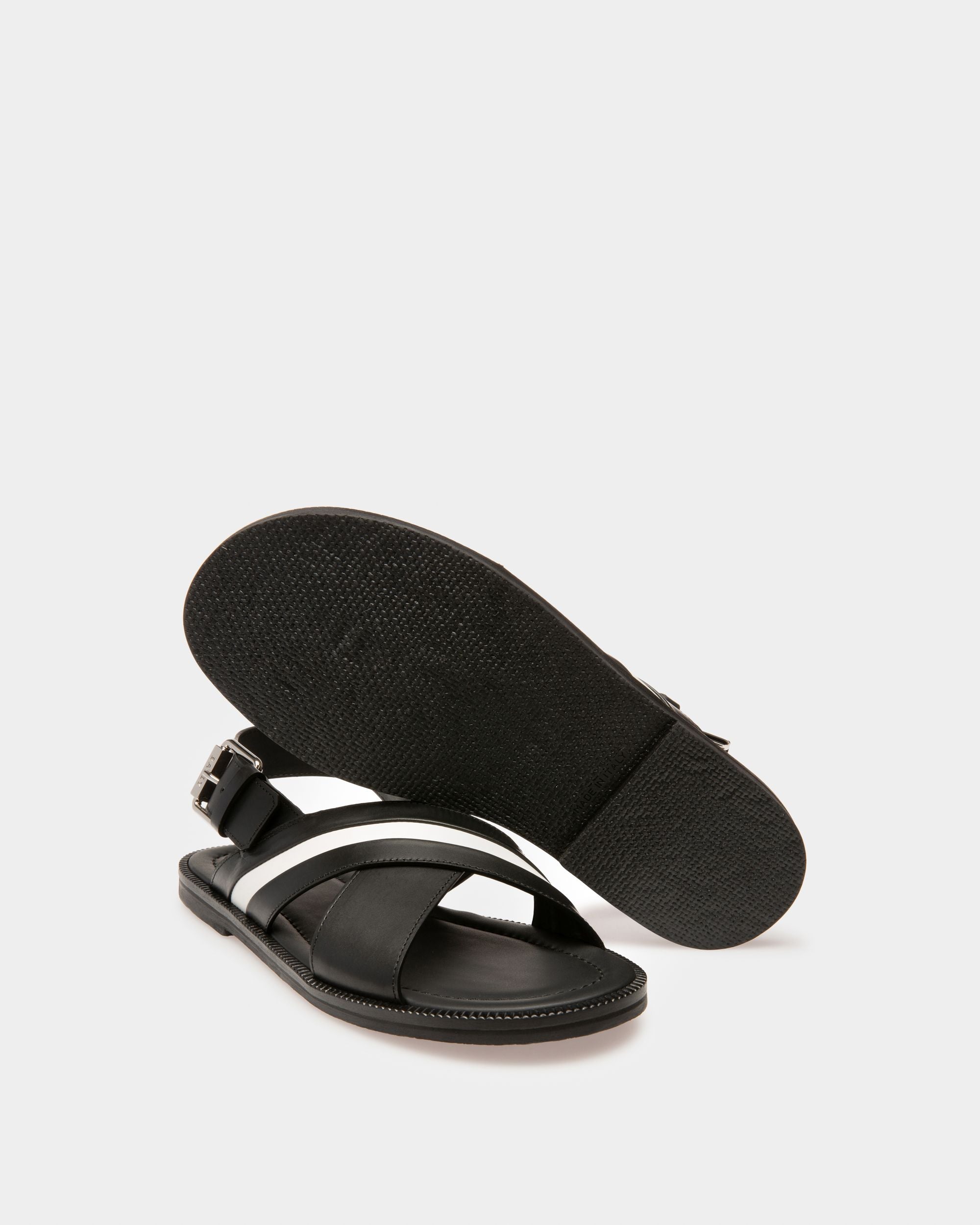 Jameel Ledersandalen In Schwarz - Herren - Bally - 04