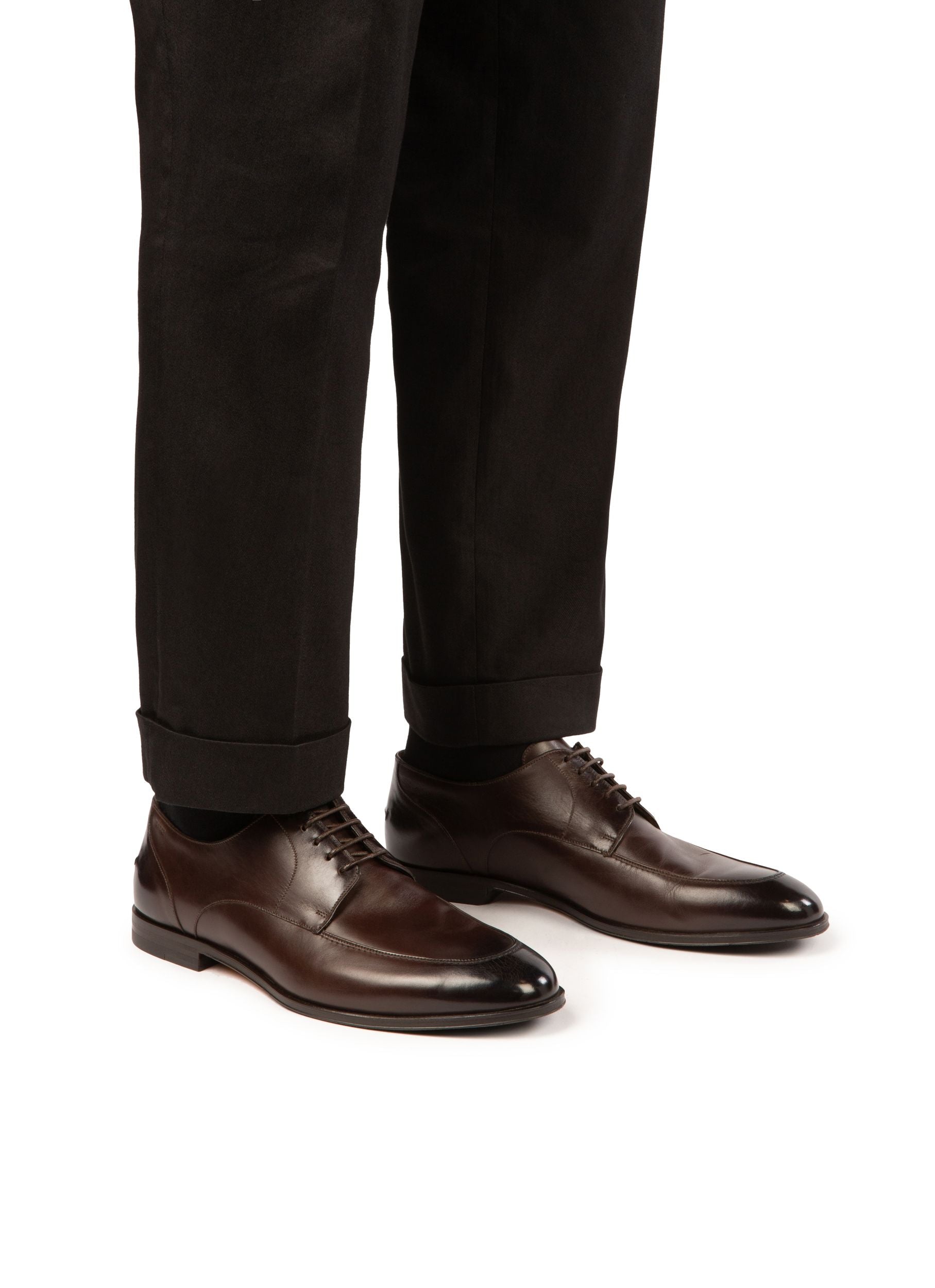 Wedmer Leather Derby Shoes In Brown - Men's - Bally - 04