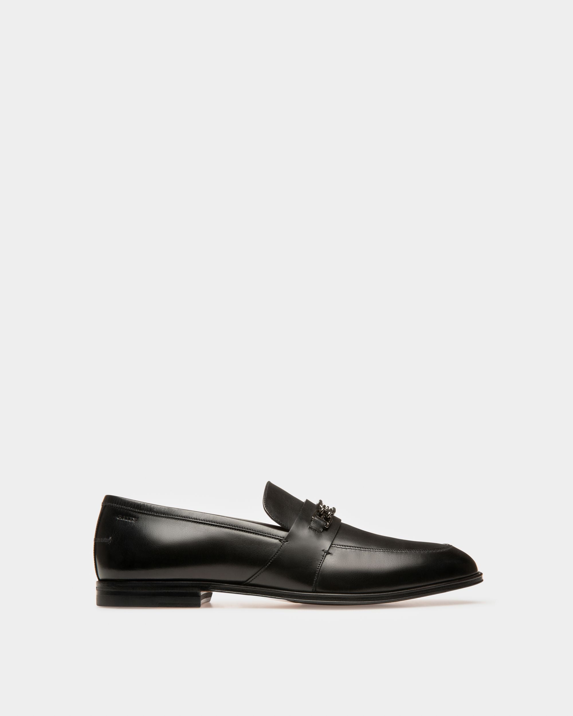 Wesper Leather Loafers In Black - Homme - Bally - 01