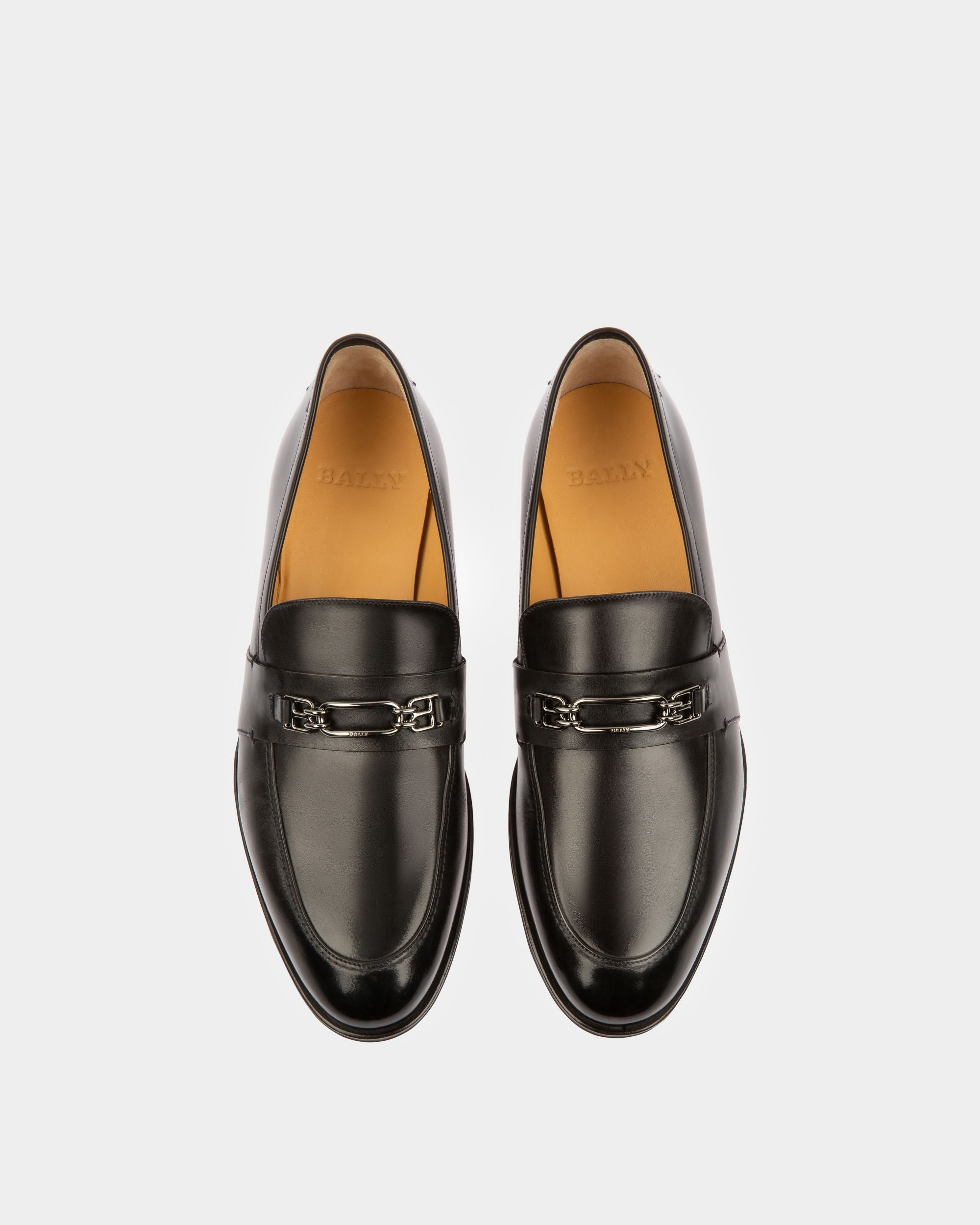 Wesper Leather Loafers In Black - Homme - Bally - 02