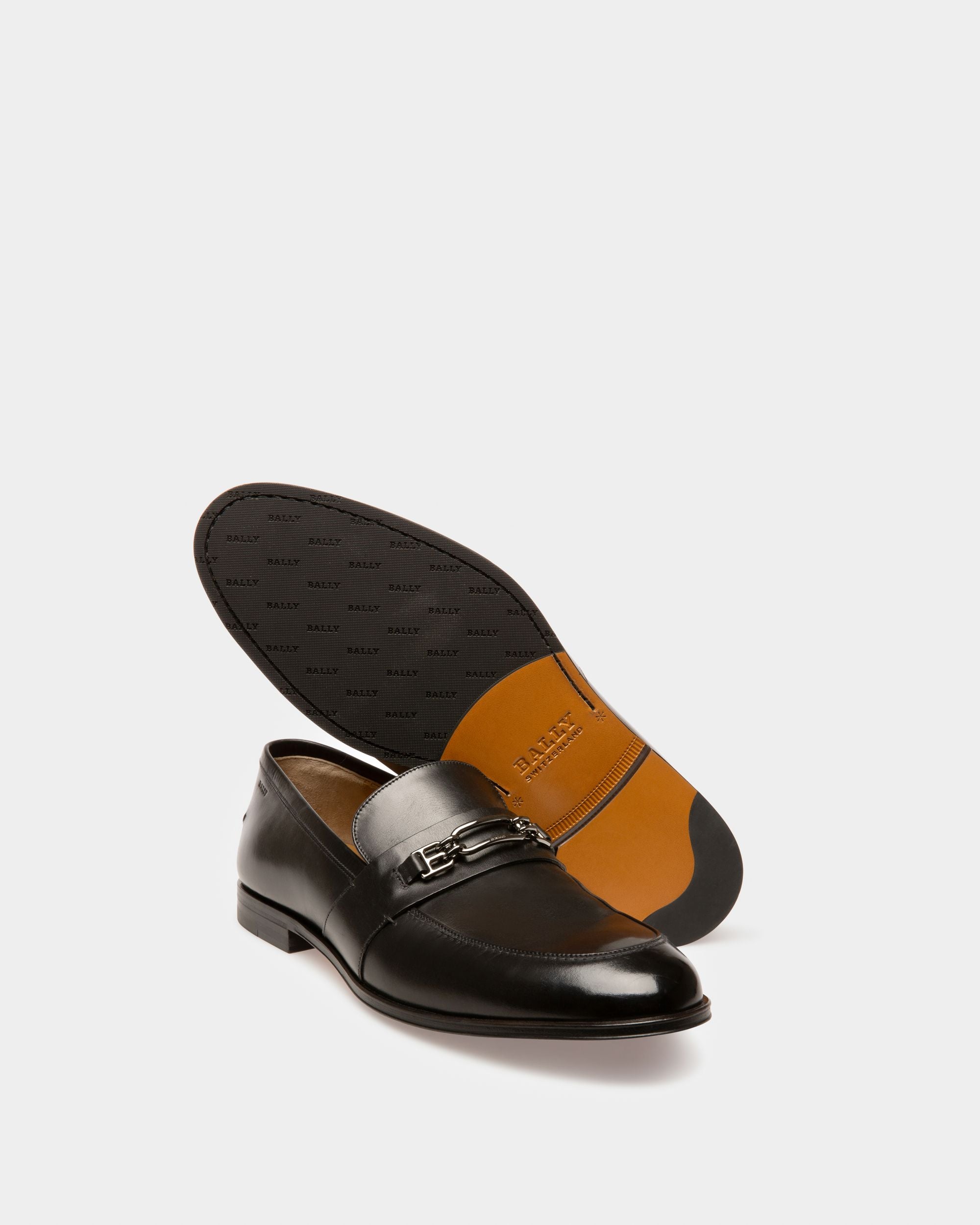 Wesper Leather Loafers In Black - Homme - Bally - 04